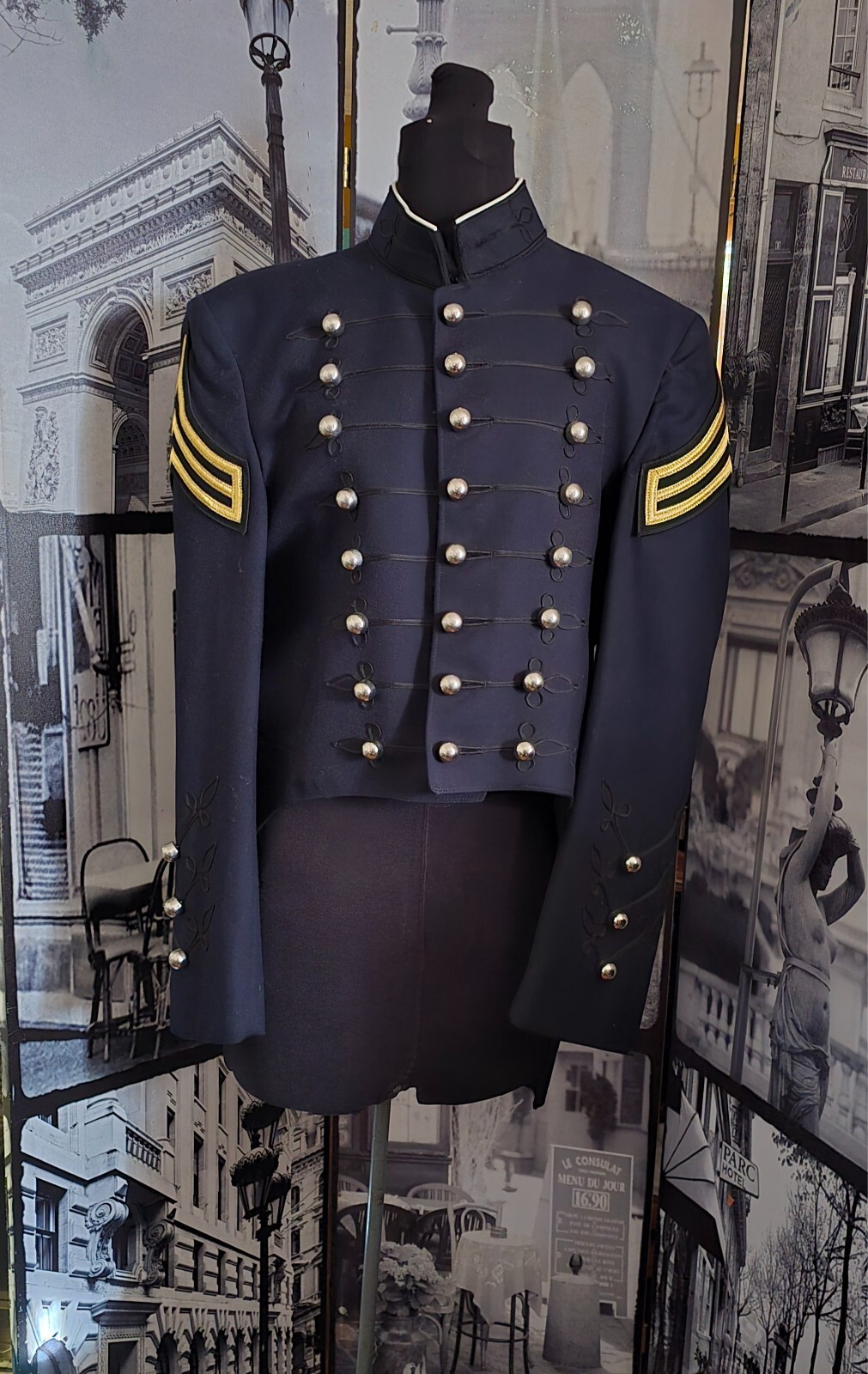 US Military  Formal Dress Blues Tailcoat Vintage Antique