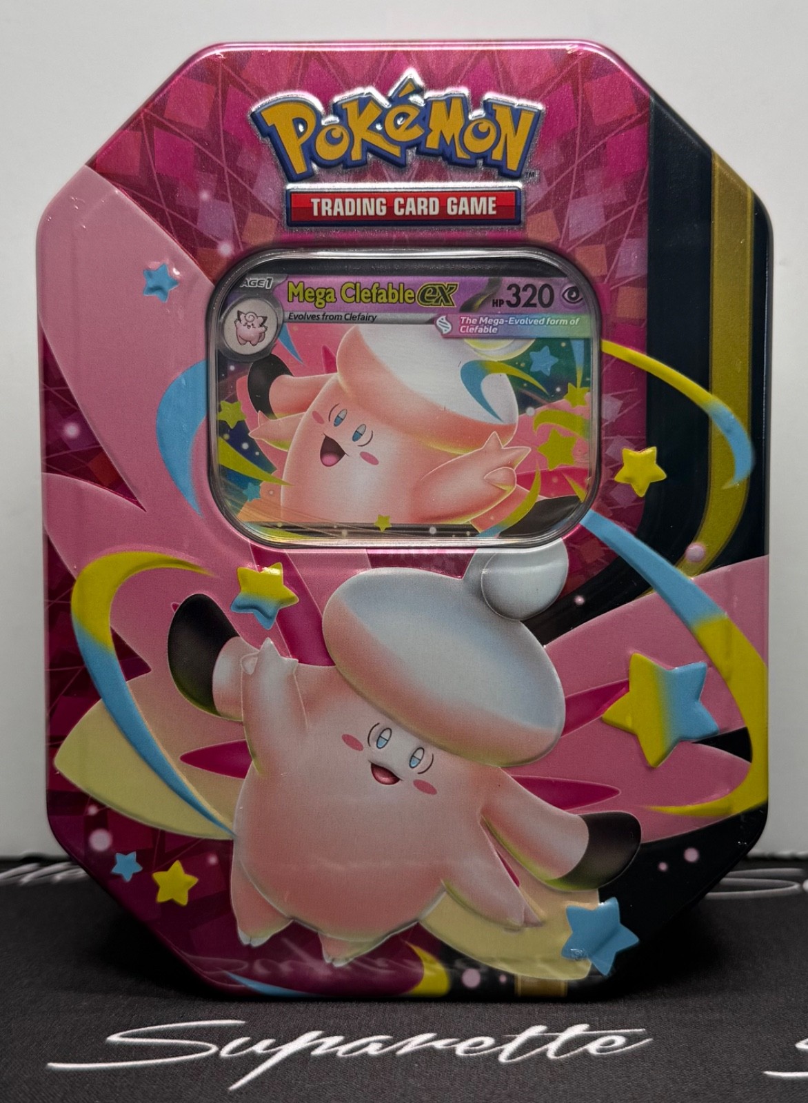 Pokemon Mega Clefable ex Moonlit Tin Pokemon Mega Clefable ex Moonlit Tin