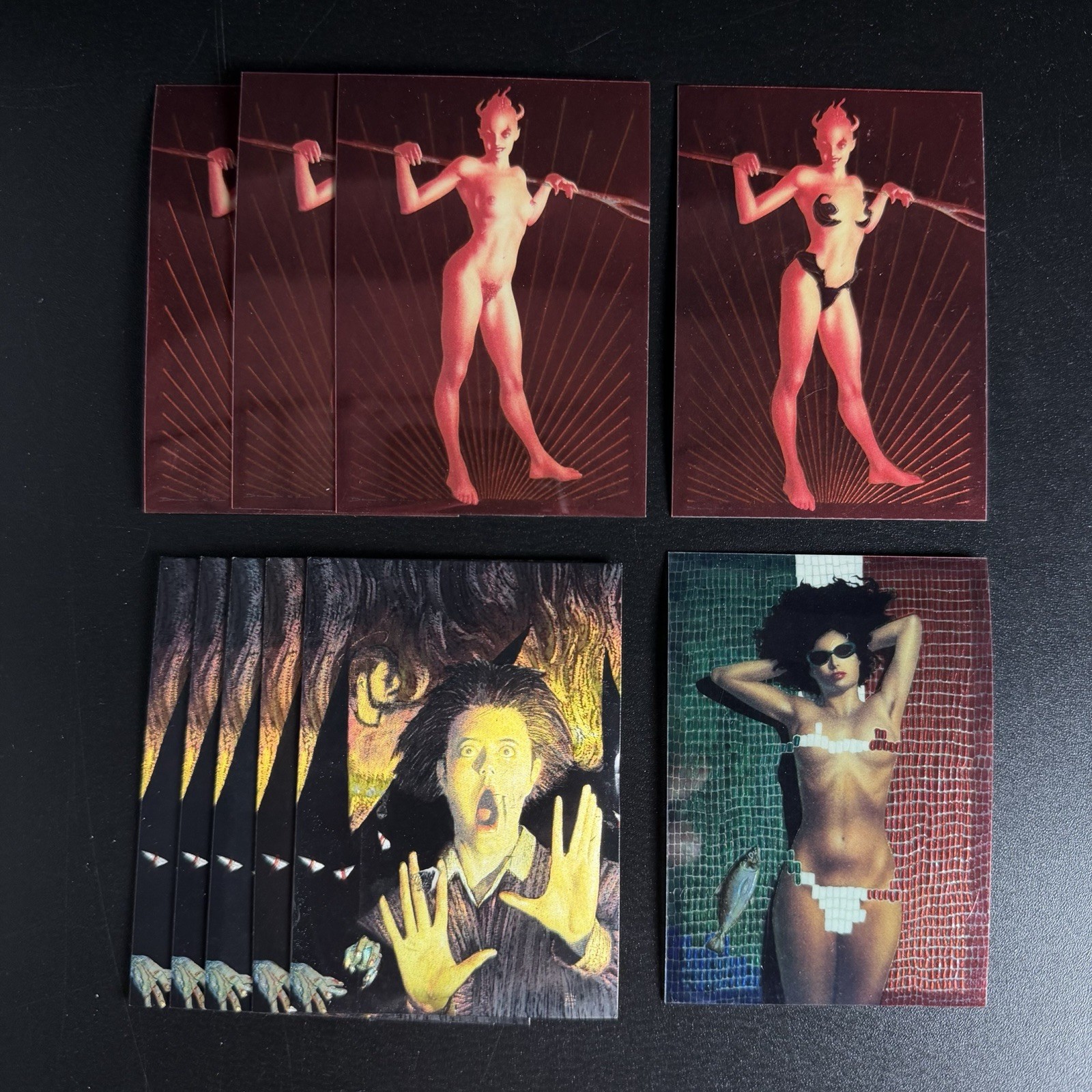 Vintage 1994 John Bolton Vampir Collection Promo Chrome Cards 10 LOT - #rd Cards
