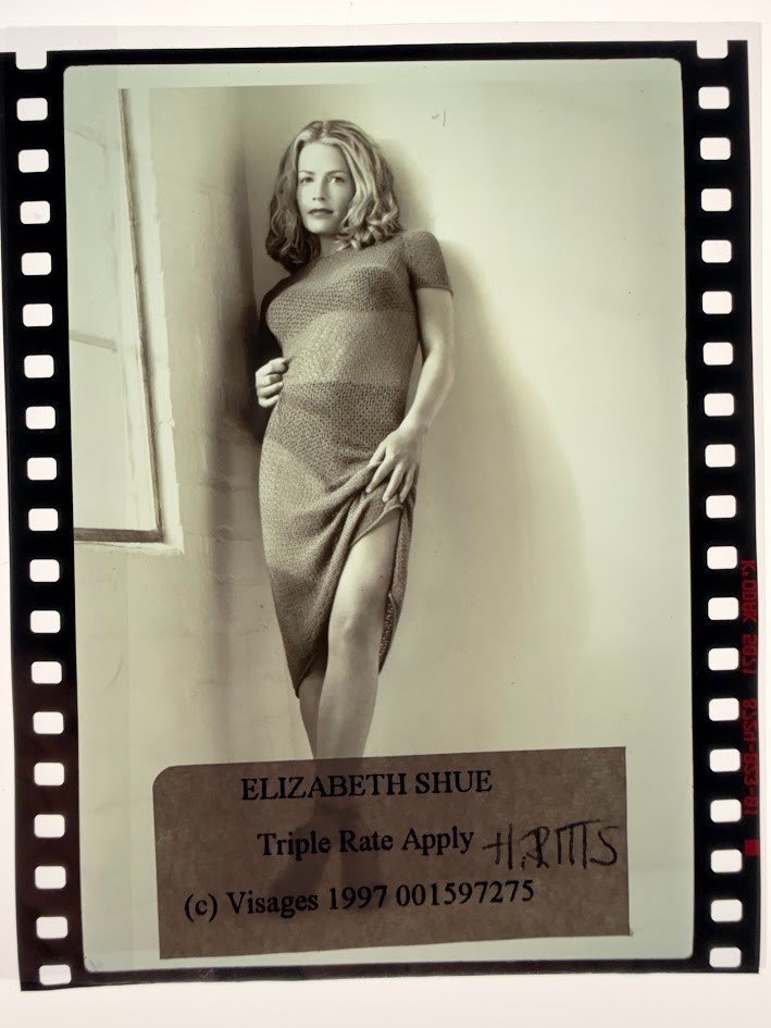 ELIZABETH SHUE  -  Rare Original Press Photo Transparency by HERB RITTS