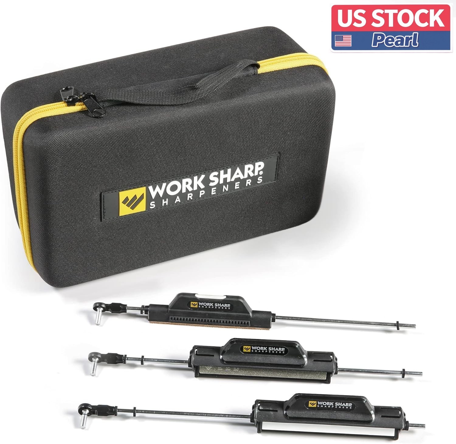 US Stock Work Sharp Precision Adjust Upgrade Kit 7 Abrasives Case Strop Fine
