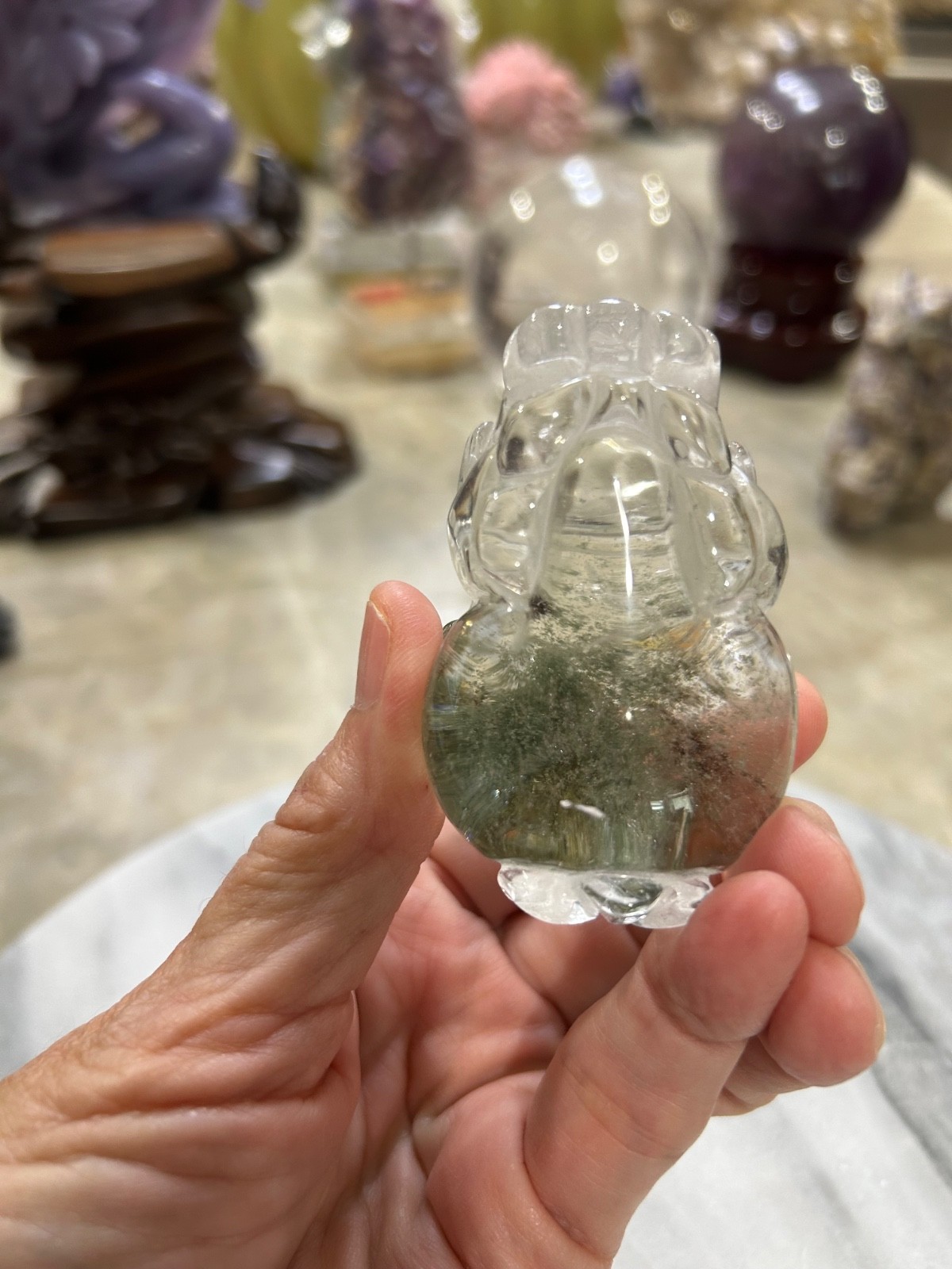 Garden quartz Crystal pixiu Dragon
