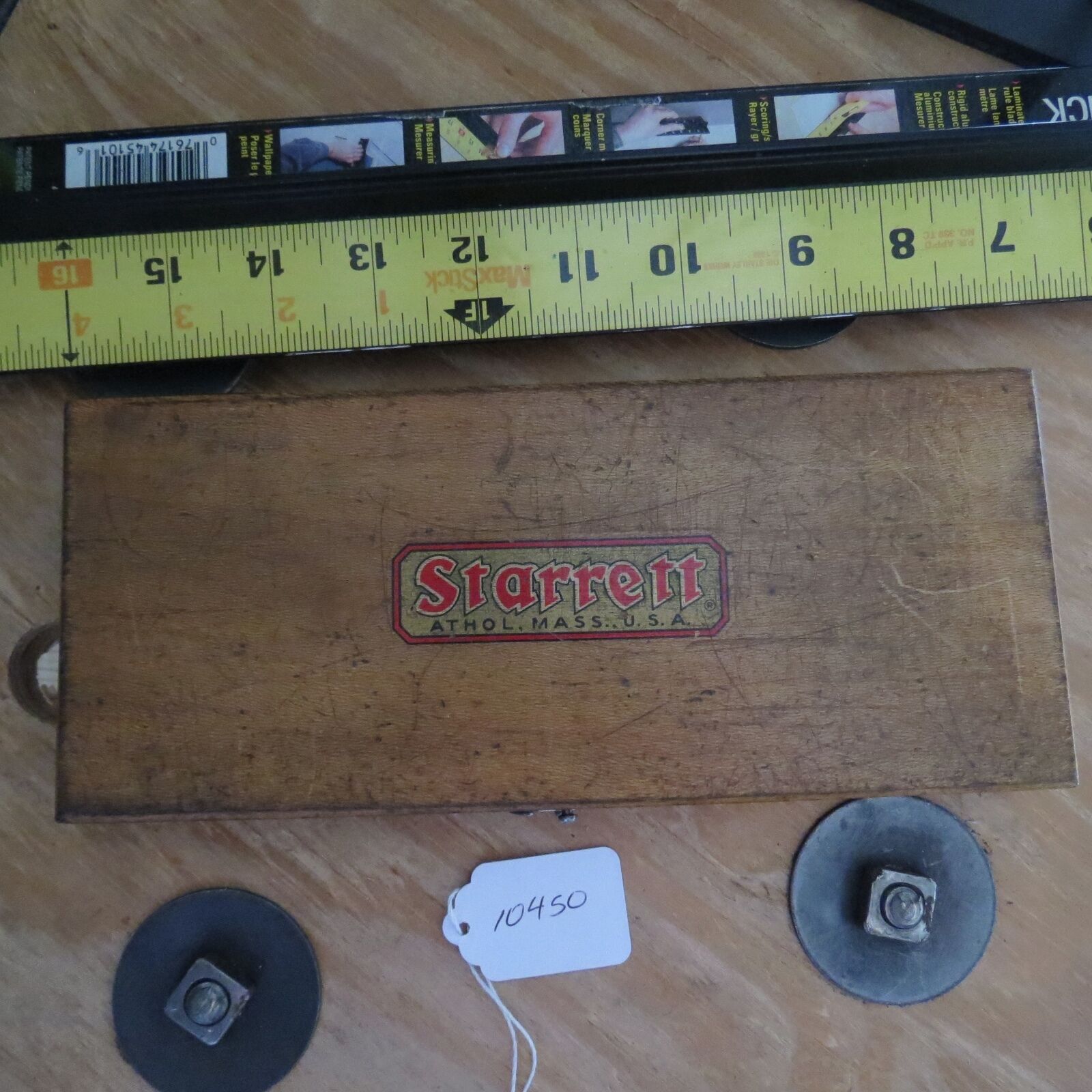 Vintage Starrett Athol Mass. USA measuring/Calibration tool? in box (lot#10450)