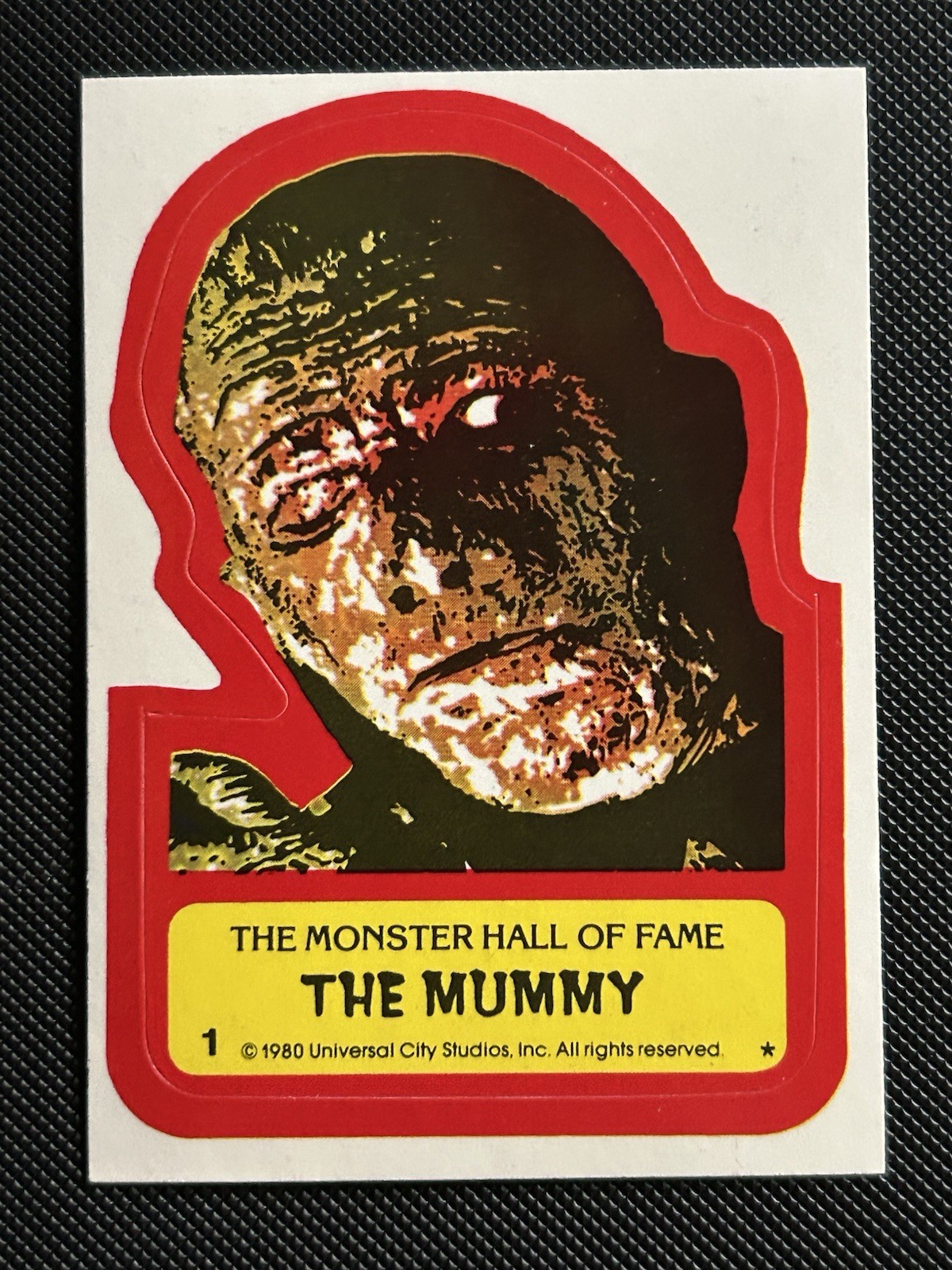 MONSTERS HALL OF FAME • 1980 • FULL 22 CARD SET • EACH CARD IS IN A PENNY SLEEVE