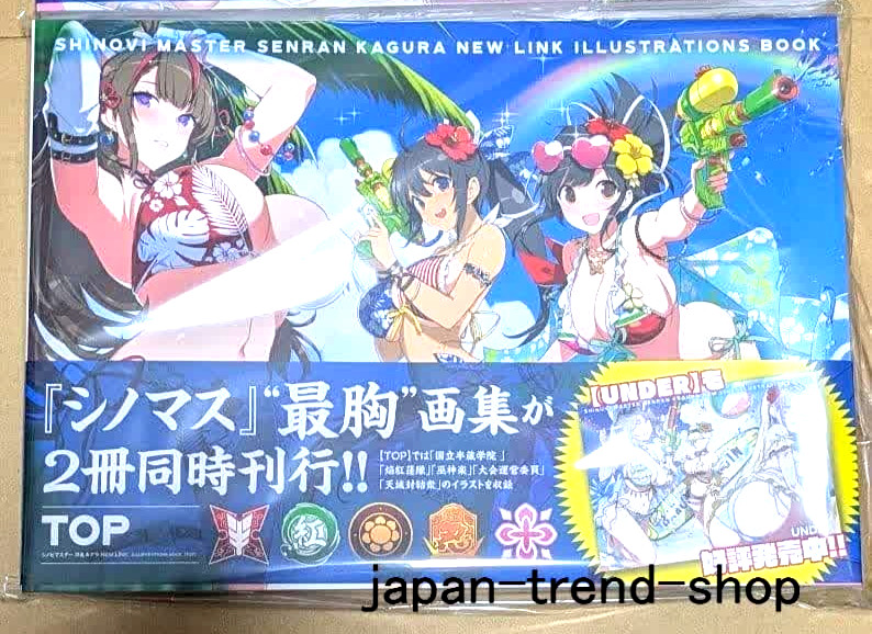Shinobi Master Senran Kagura New Link Illustration Art Book TOP Game Chara Japan