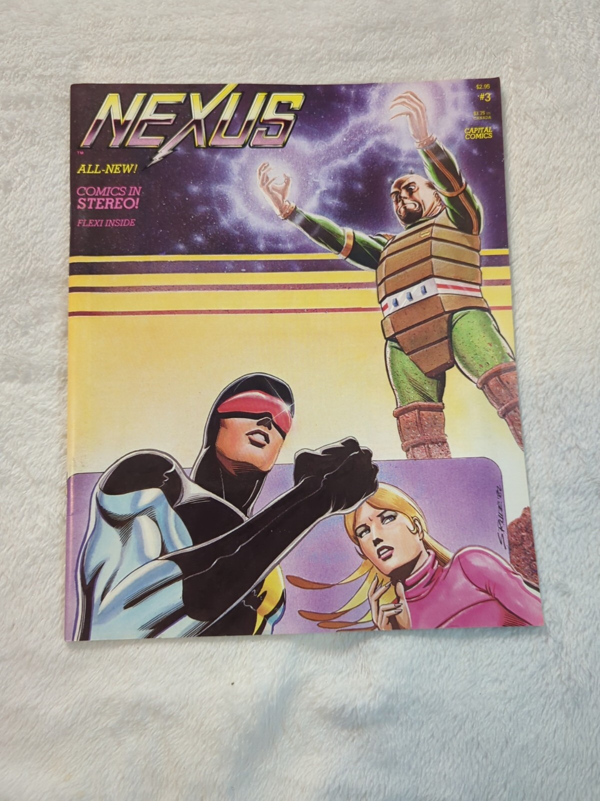 Nexus #3 (Capital Comics October 1982) Includes Record 