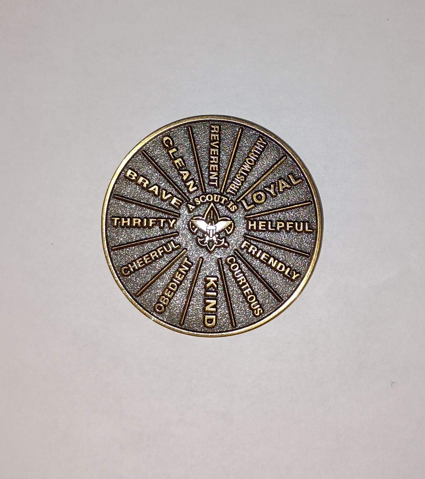 Boy Scouts of America Oath Law Commemorative Token Coin NOS