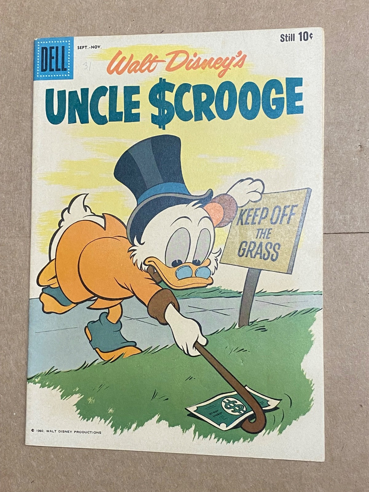 Walt Disney's Uncle Scrooge #31 VF Dell 1960 Carl Barks - Silver Age, Mid Grade
