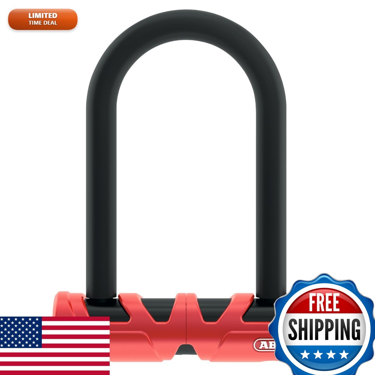ABUS Ultimate 420 U-Lock + USH Bracket 140mm Level 12 Black