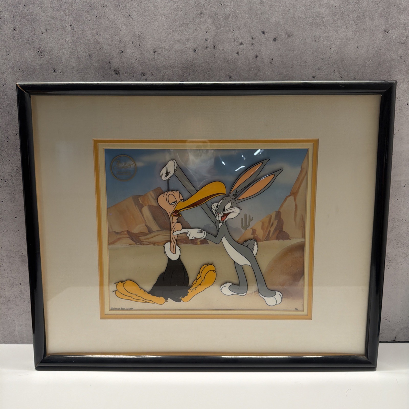 Warner Brothers Cel Looney Tunes Bugs Bunny - Bob Clampett 98/500 Framed 17x21\