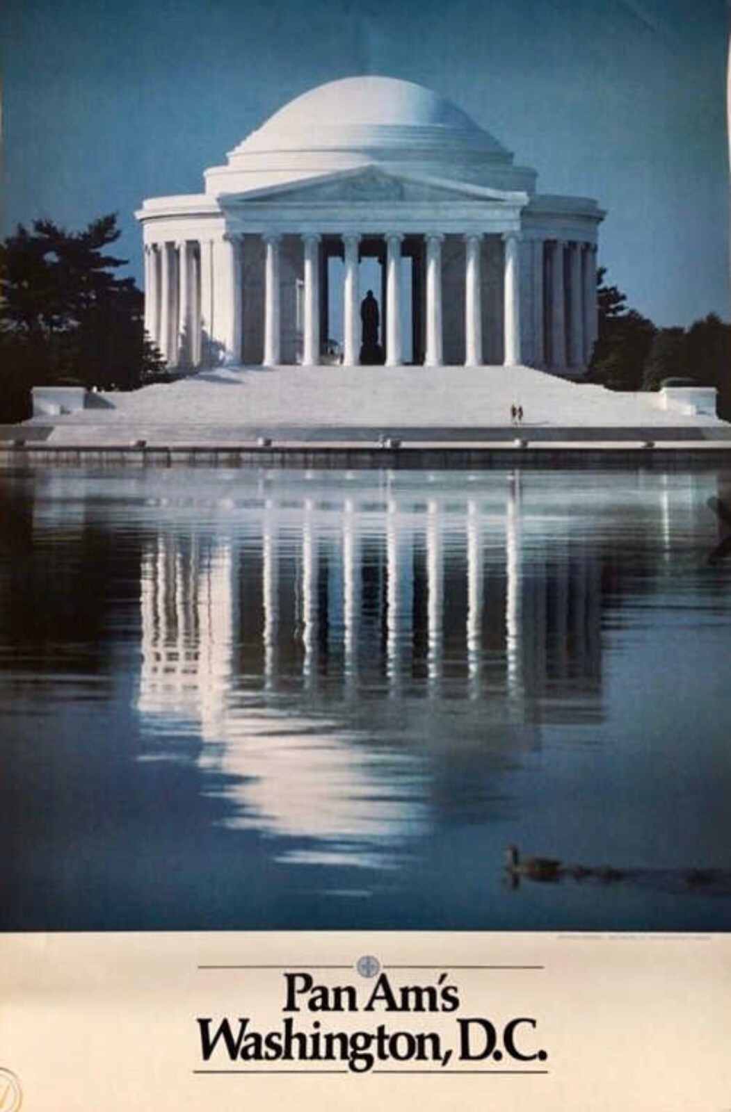 Fantastic Pan Am Washington poster from the 1987 series, unused - 28