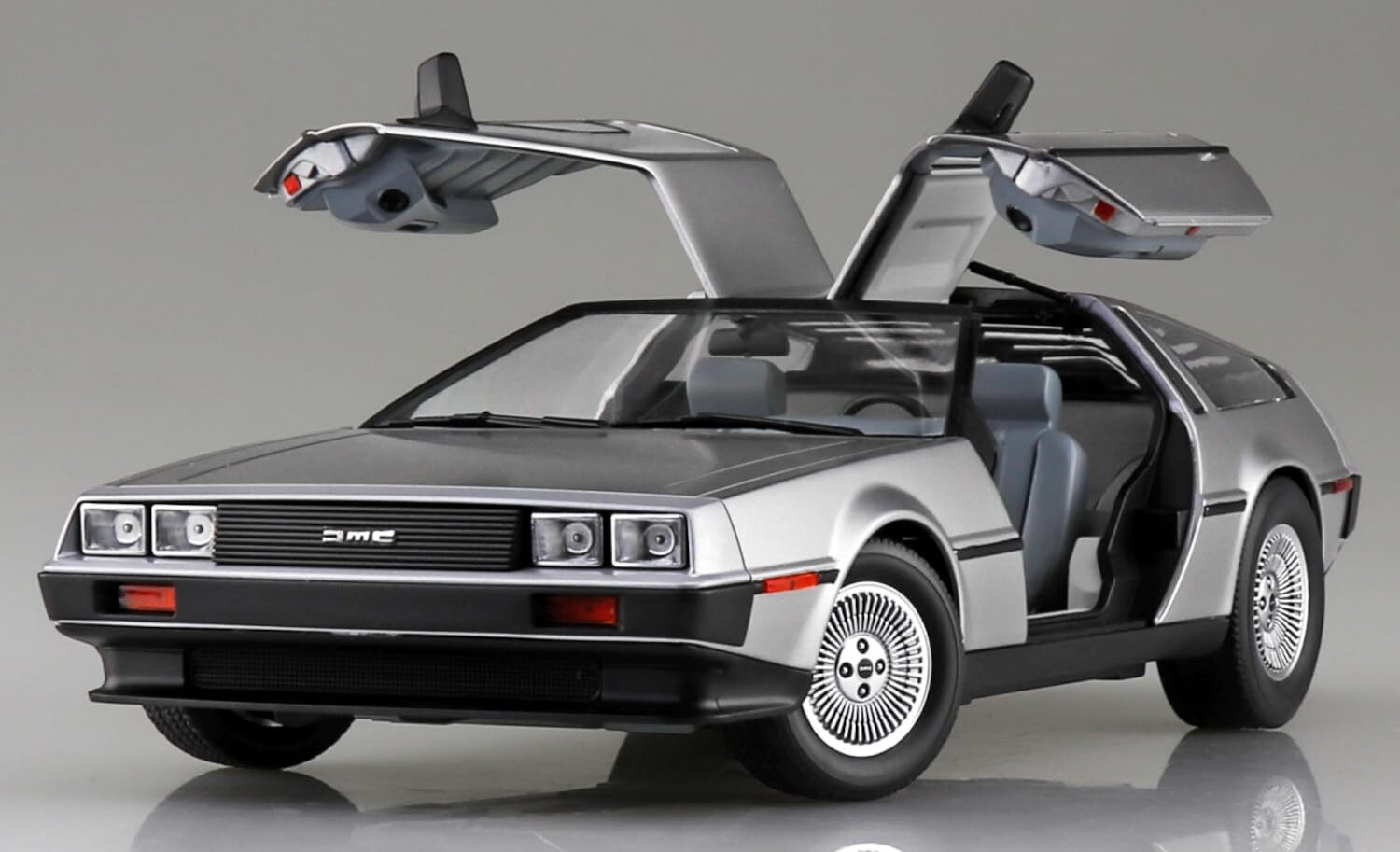 Aoshima The Super Car No.21 1/24 '82 DeLorean DMC-12 Plastic Model New JP