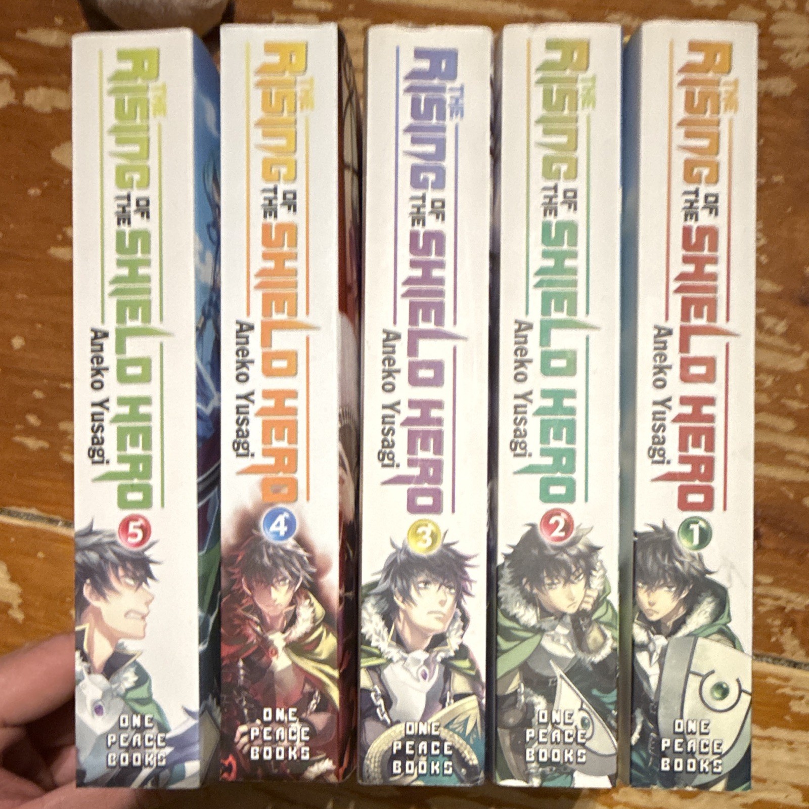 The Rising of the Shield Hero Light Novel Lot Vols 1-5 Aneko Yusagi One Peace