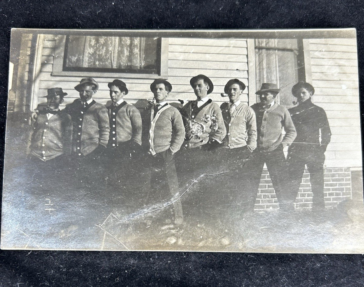 RPPC Tri-State College Angola IN Ind Trine University  1909 TSC Men Fraternity