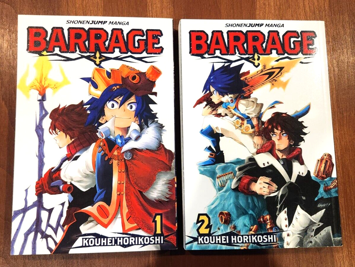 Barrage (Volumes 1-2 COMPLETE) English Manga by Kouhei Korikoshi (OOP)