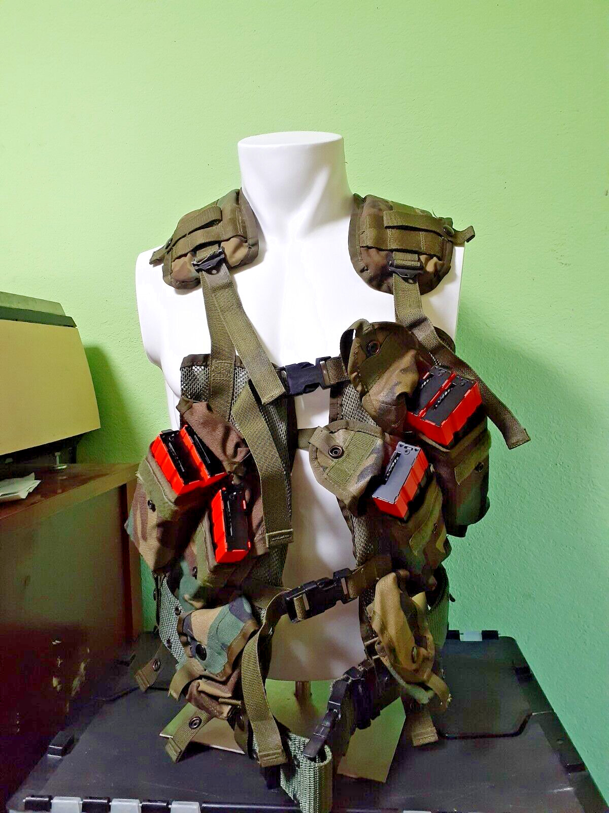 USGI  Vest Tactical Load Bearing, Enhanced Used Very Good