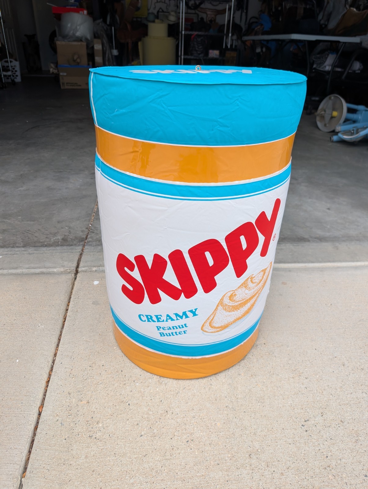 Rare Vintage Skippy Peanut Butter Inflatable Store Advertising Display 24\