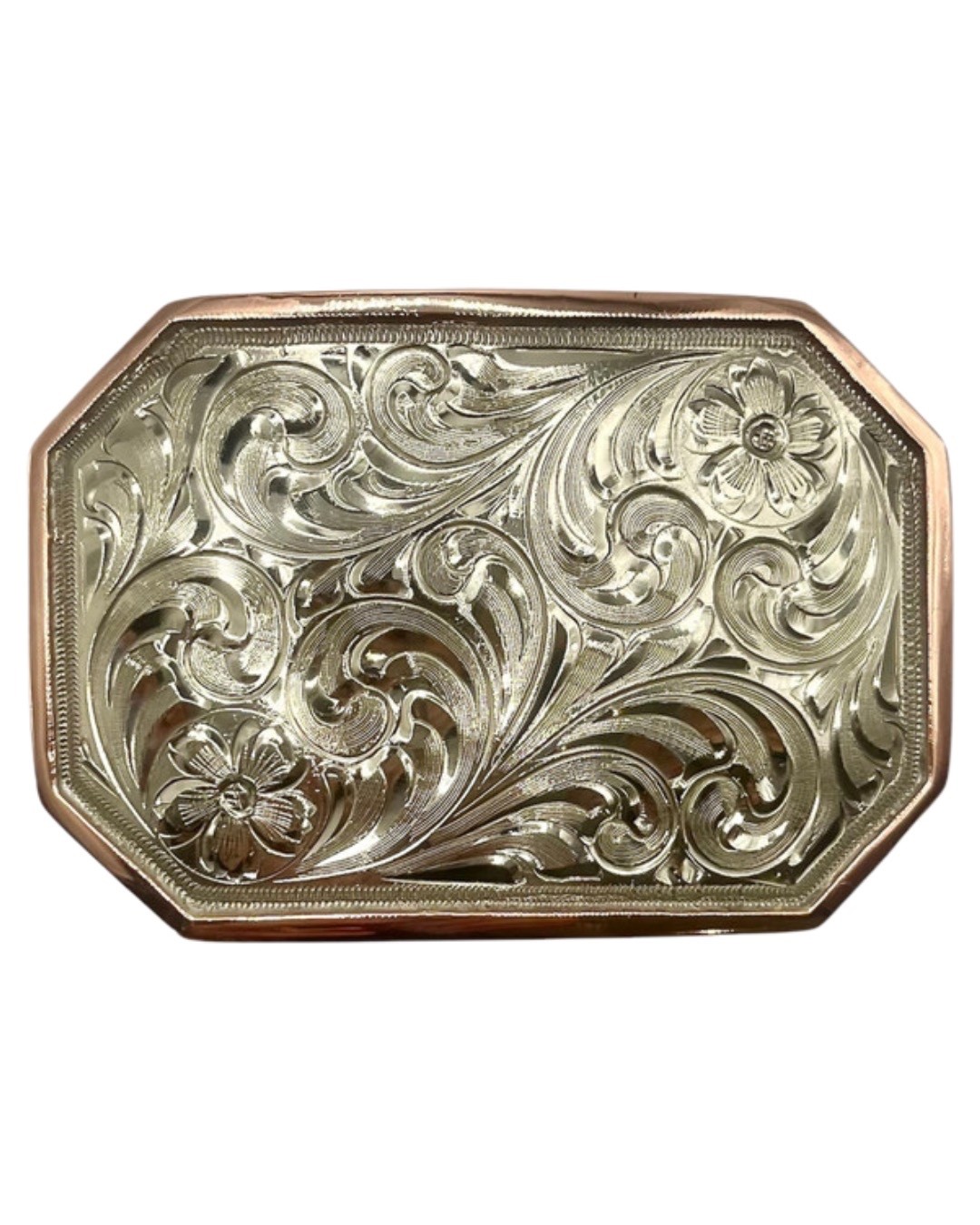 Western Belt Buckle- Gruene Hall One Piece Belt Buckle