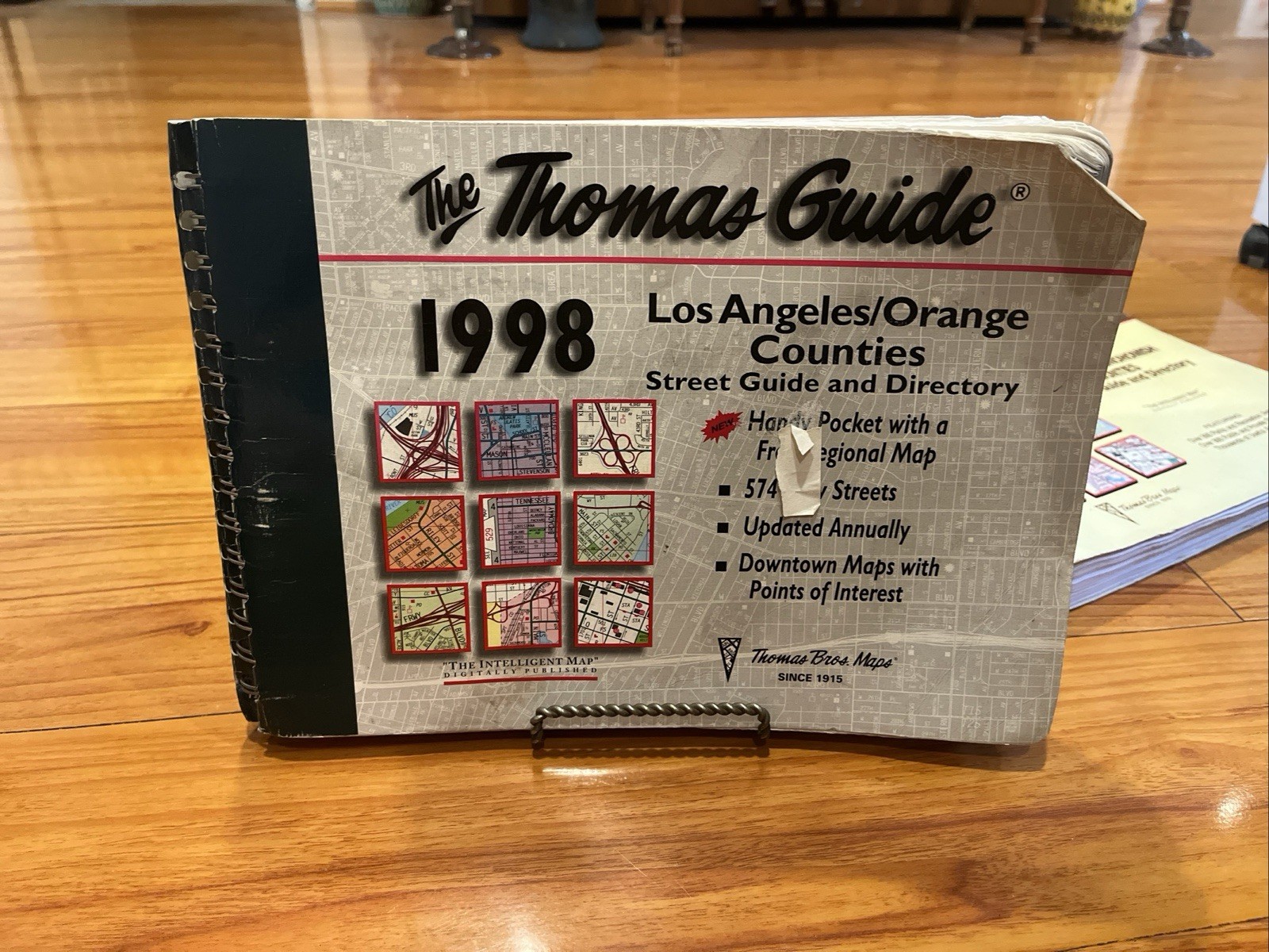 1998 Los Angeles County Thomas Guide Excellent Condition With Map Insert Y2K LA