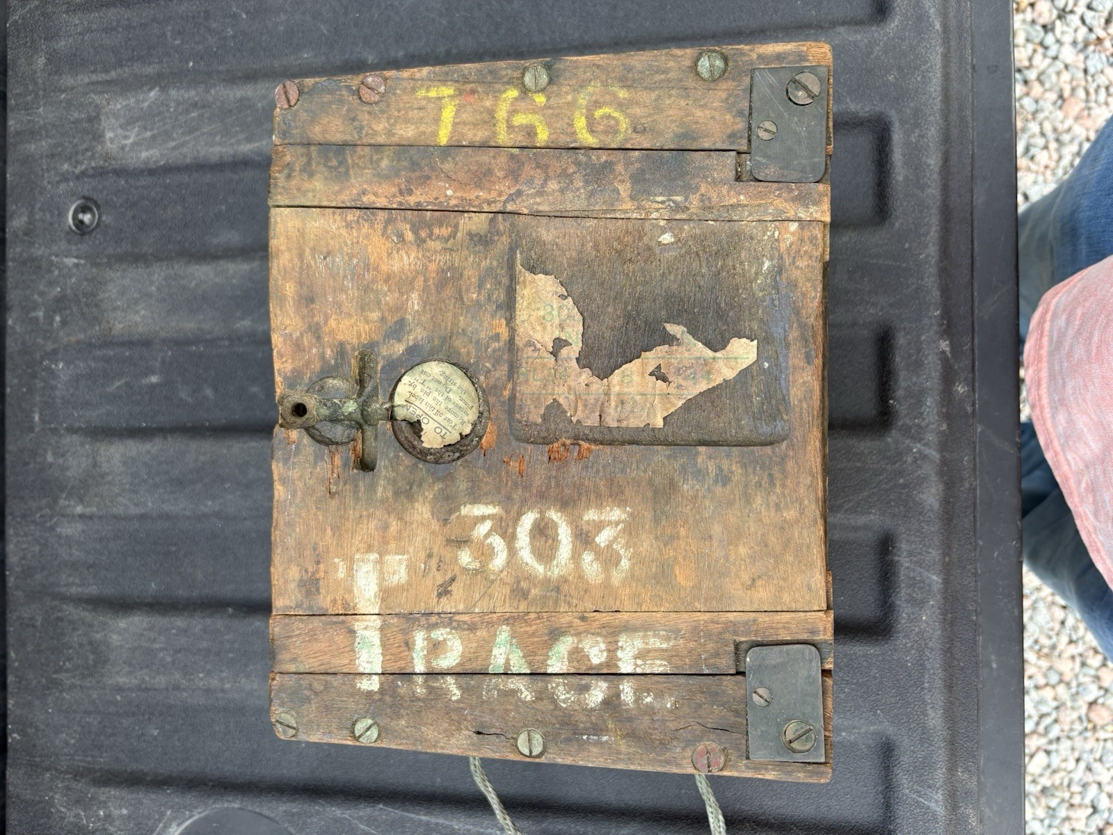 Rare 1944 WWII RL (Royal Laboratory)  British military 303 British Tracer Crate