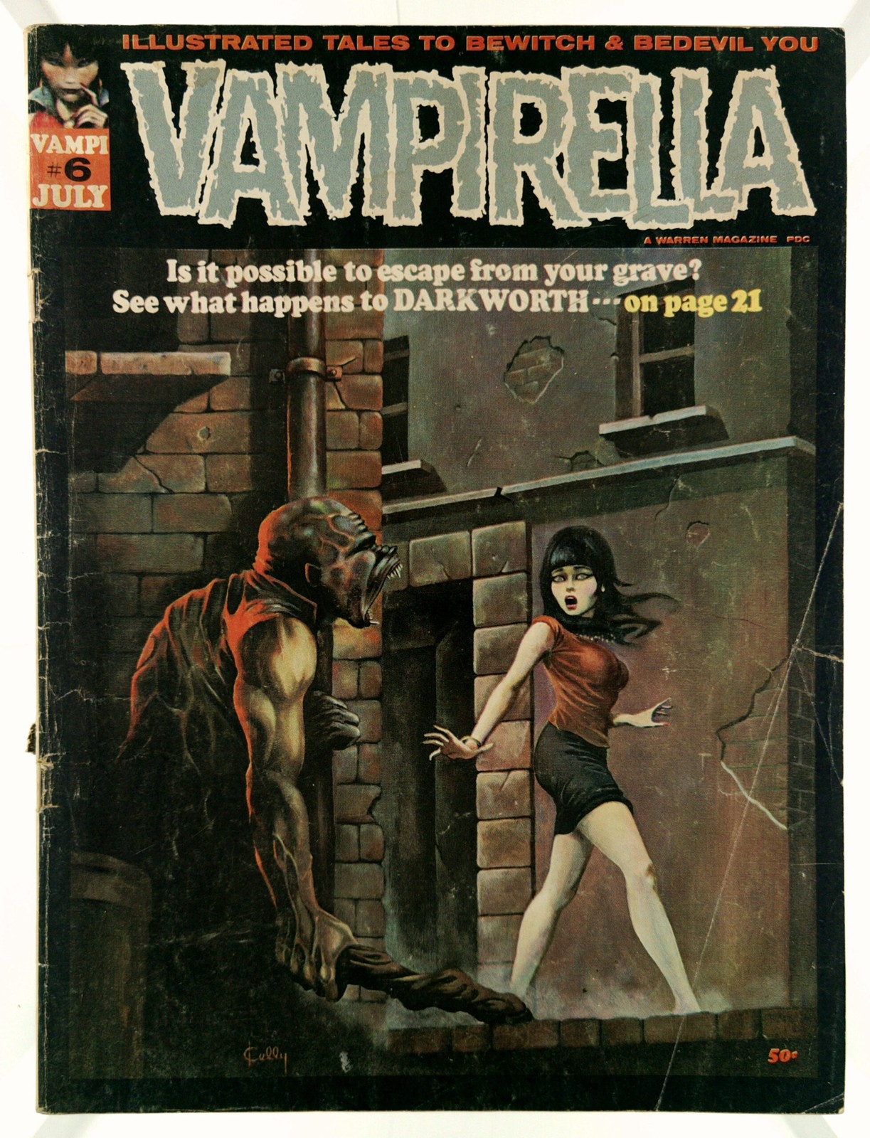 Vampirella #6 1970 Warren Comics VG- Comic Book Magazine