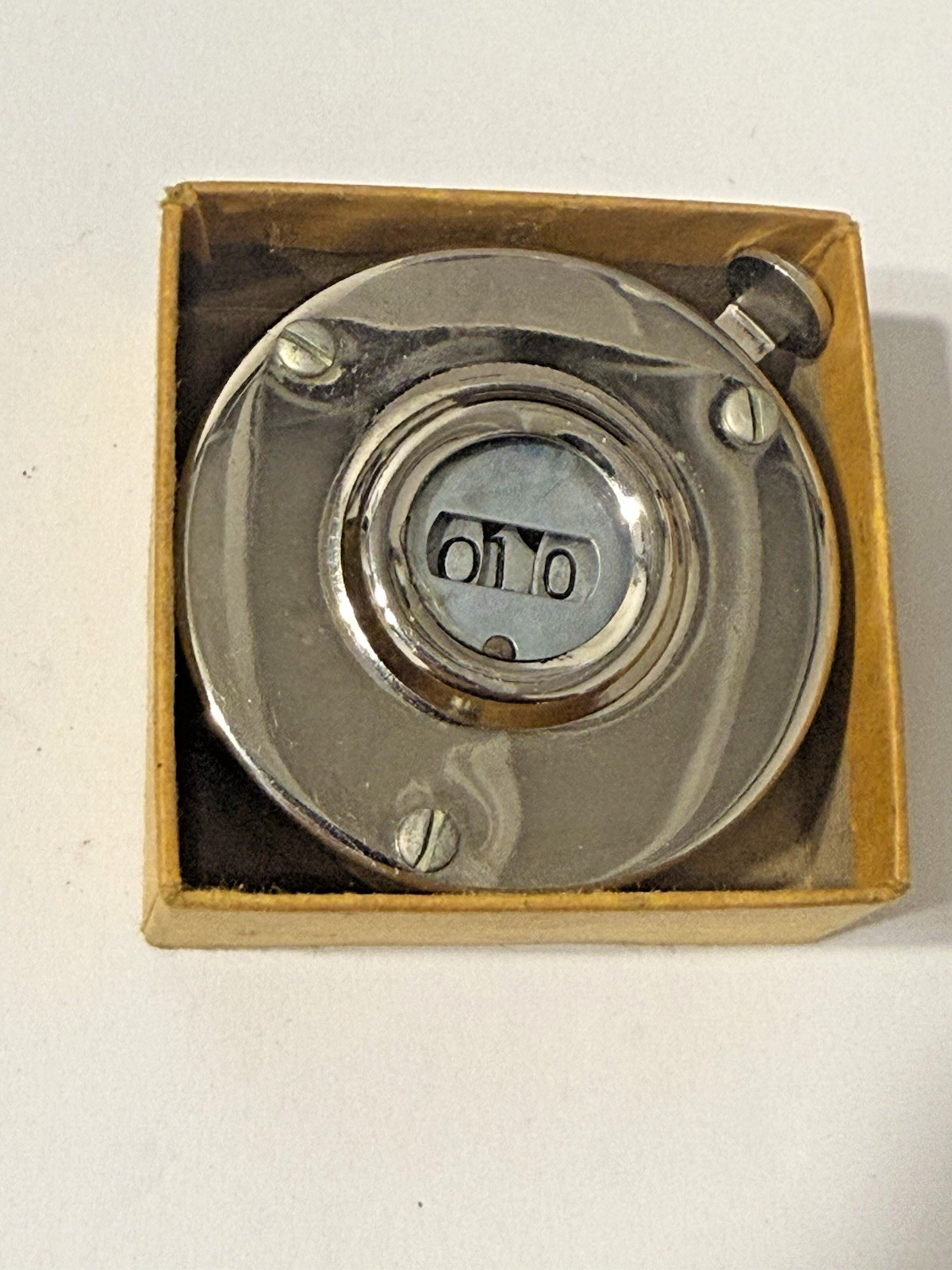 VINTAGE HAND HELD RECIPROCATING MECHANICAL COUNTER MADE IN U.S.A. WORKS GREAT