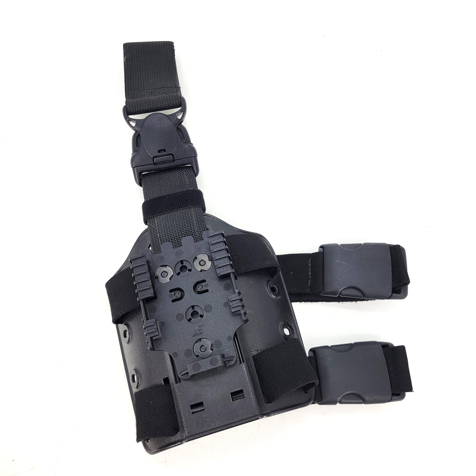 Safariland 6005 Double Strap Leg Shroud + QLS22 Plate QR Buckle BLACK