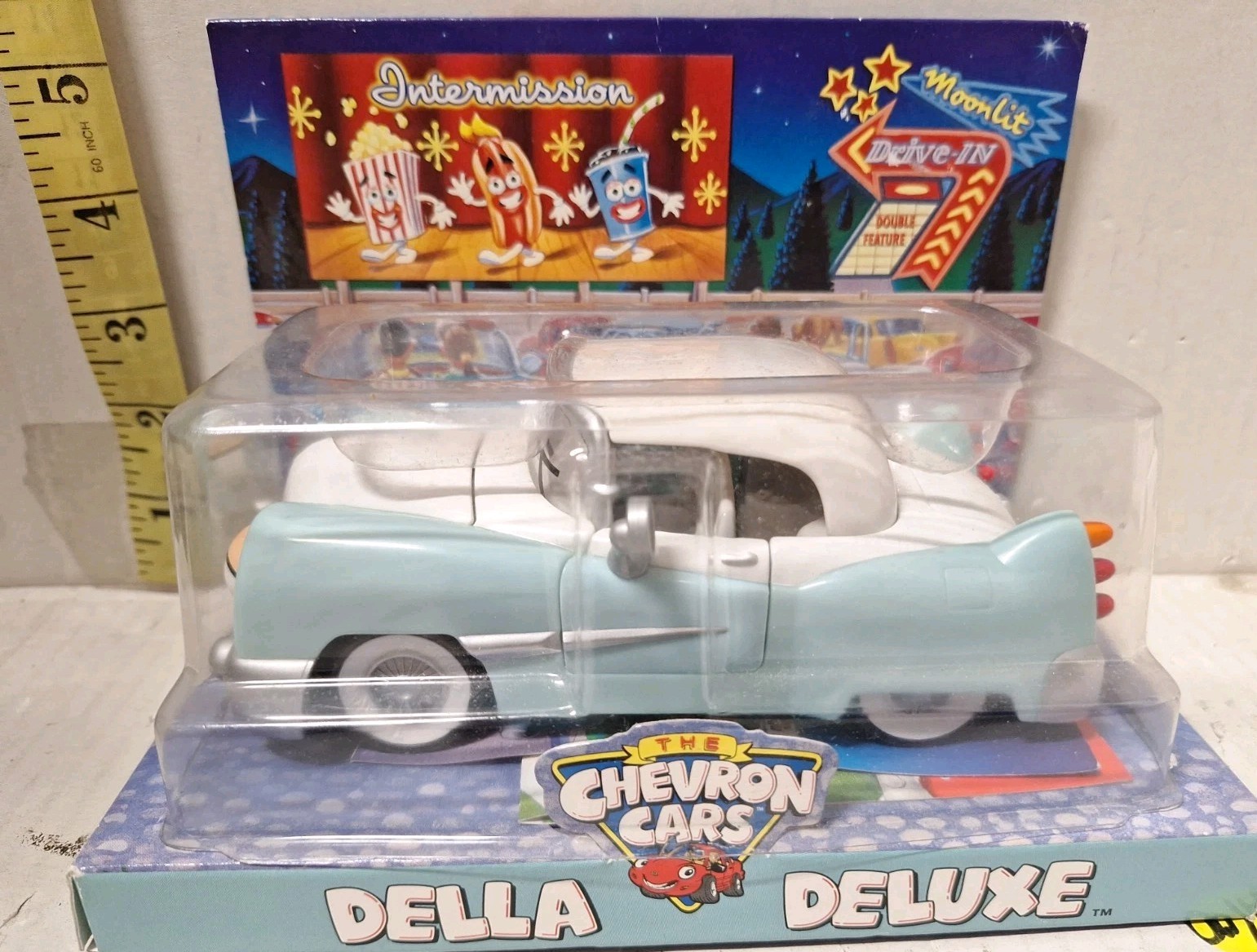 Vintage 2001 THE CHEVRON CARS Collectible Della Deluxe NEW IN BOX NIB Vintage 2001 THE CHEVRON CARS Collectible Della Deluxe NEW IN BOX NIB