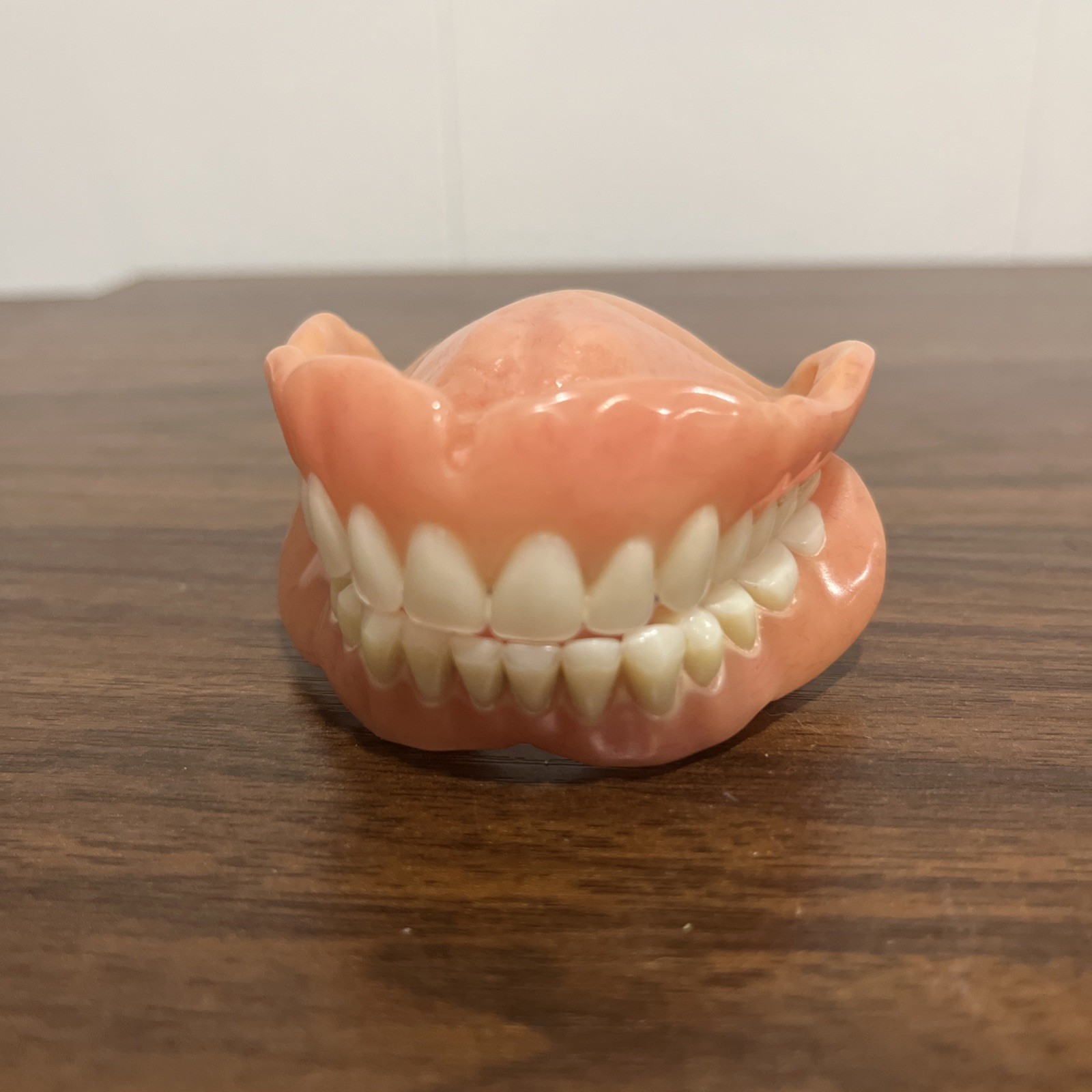Vintage Real False Teeth-Dentures for Halloween, Upper Lower Prop-Uppers
