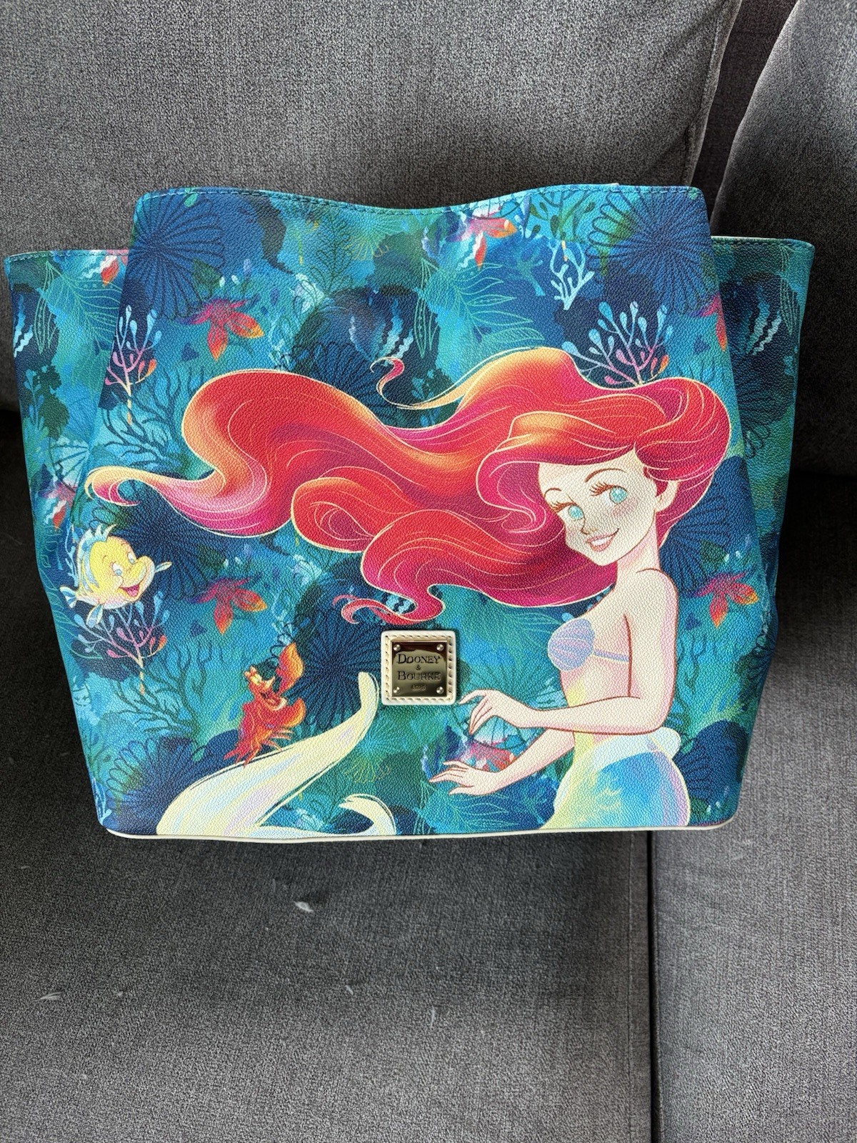 Disney Dooney & Bourke Little Mermaid Arial Tote Bag Disney Dooney & Bourke Little Mermaid Arial Tote Bag