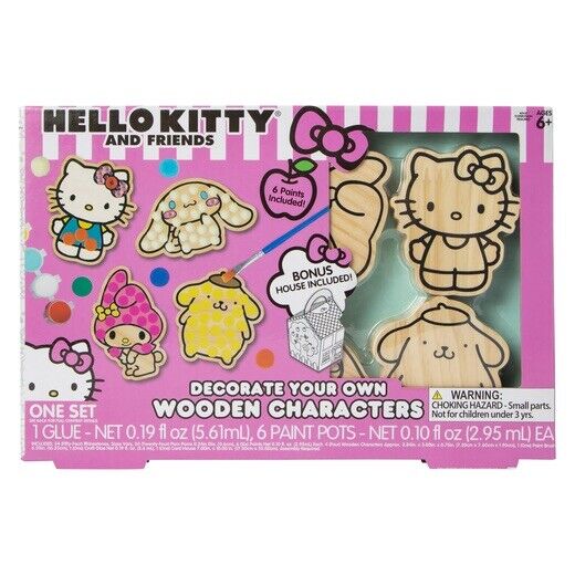 Hello Kitty Decorate Your Own wooden characters sanrio gift toy