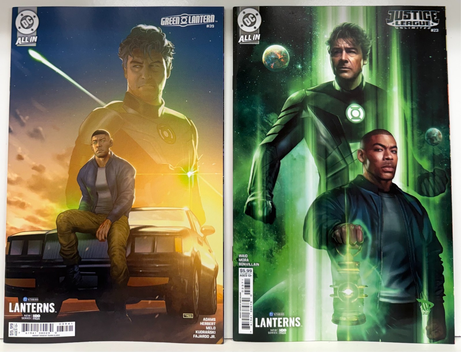 Green Lantern #39D & Justice League Unlimited #23G HBO LANTERNS Variant