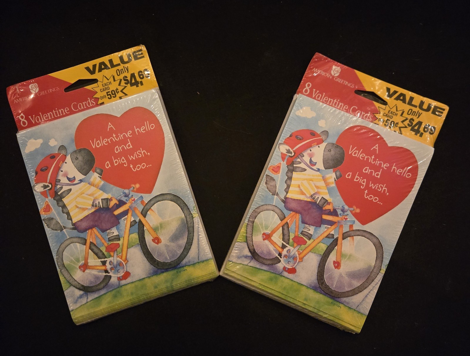 New Old Stock VTG Valentine\'s Cards 16 Total American Greeting Cards Sealed USA