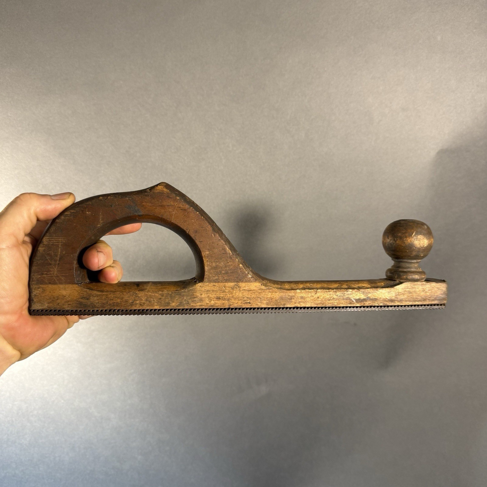 Vtg. Nolvex-414 Rasp File For Woodworking & Auto Body Wood Handle 14\