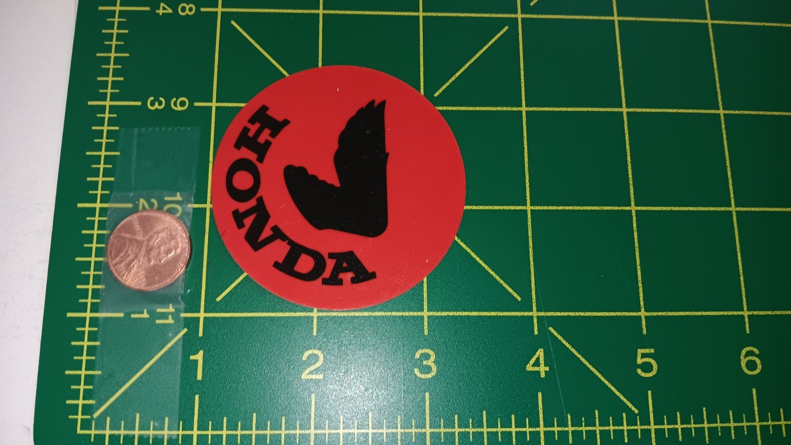 VINTAGE SMALL HONDA Sticker / Decal  RACING ORIGINAL OLD STOCK