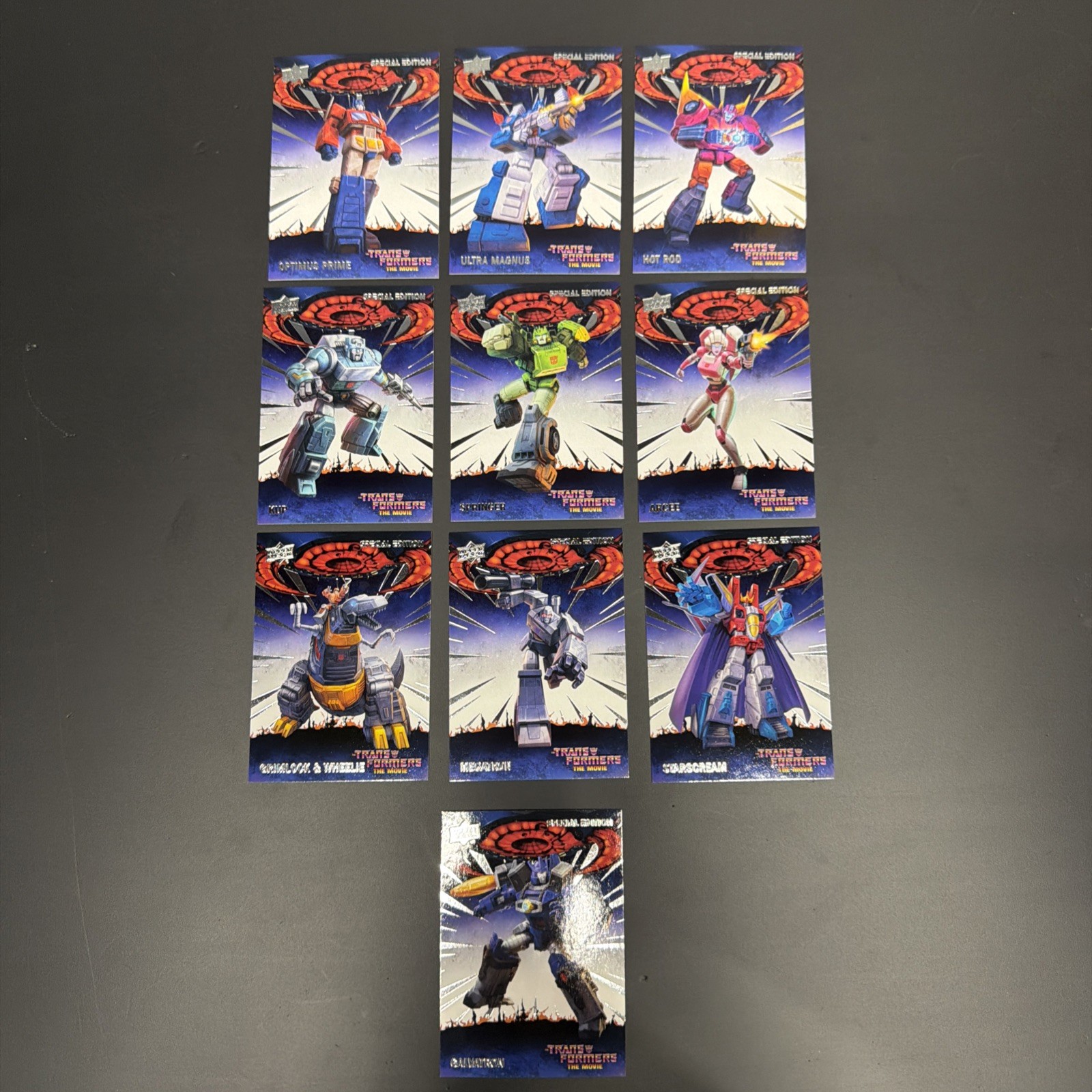 2026 Transformers Cards 40th Anniversary Upper Deck 10 Card Set Target Exclusive