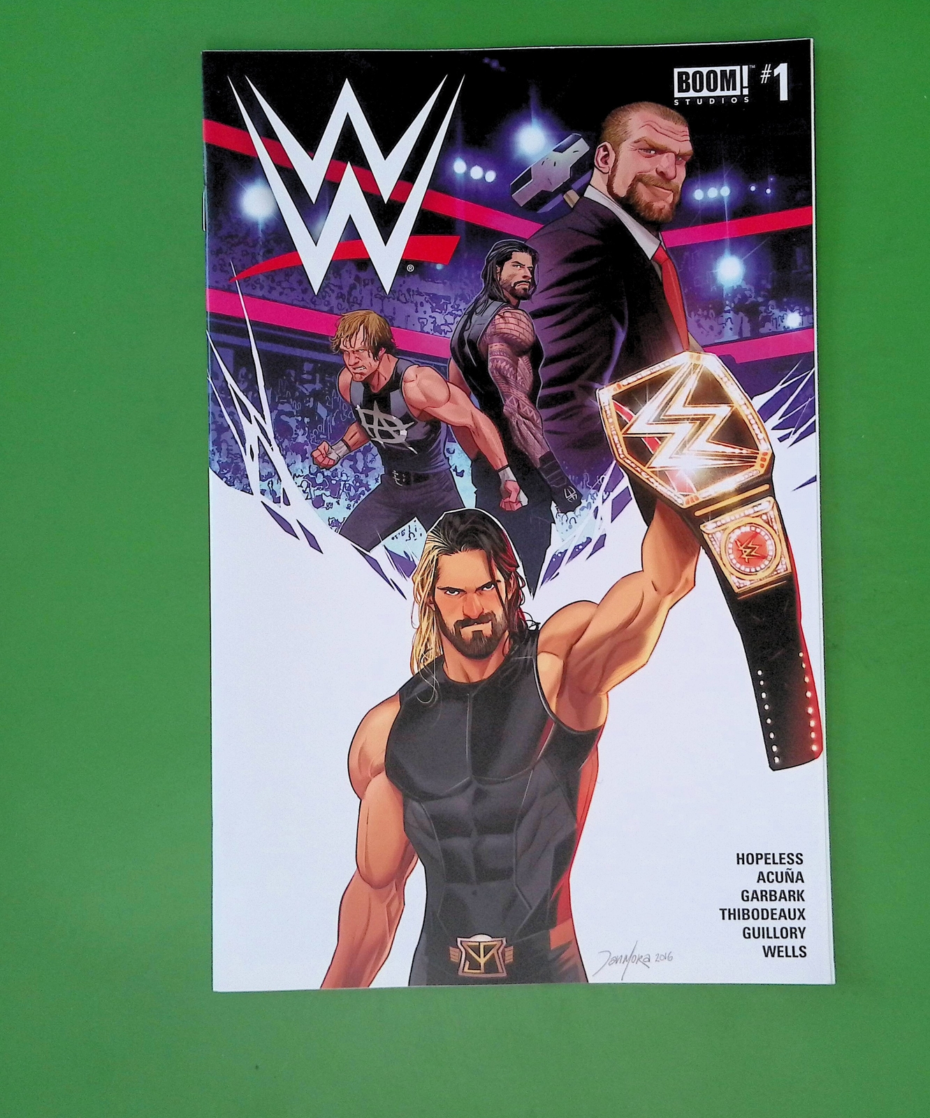 WWE #1 Vol. 1 2017 BOOM Studios High Grade Comic Book V56-59 WWE #1 Vol. 1 2017 BOOM Studios High Grade Comic Book V56-59