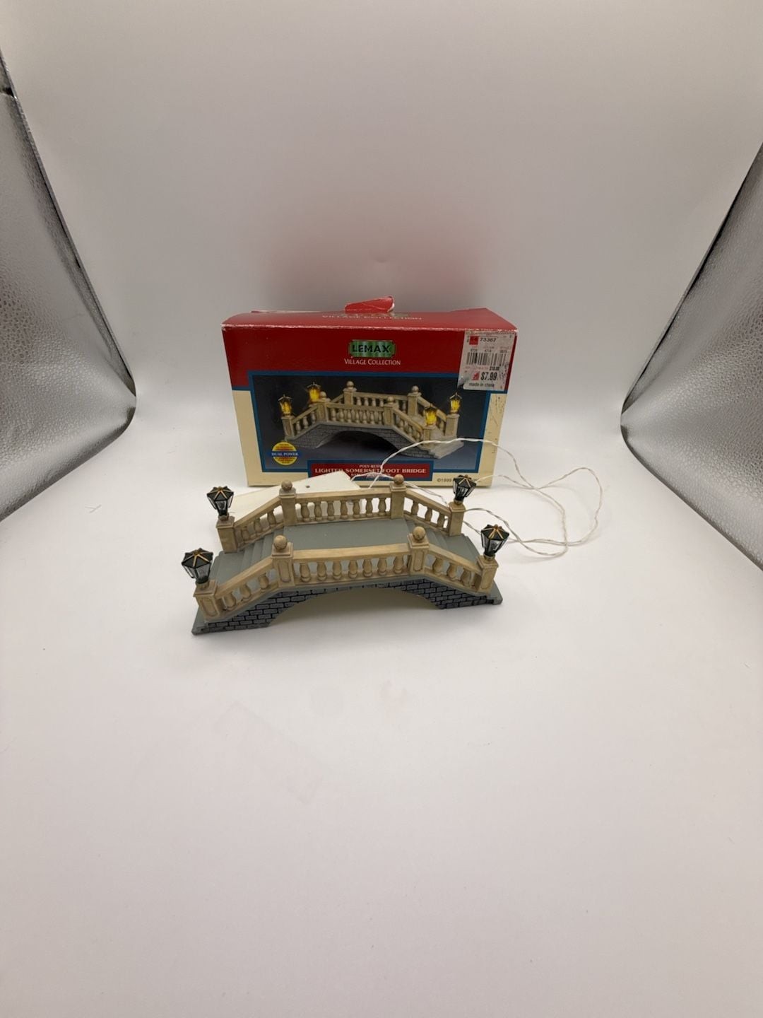 Lemax Village Collection Lighted Somerset Foot Bridge 73367 with Box