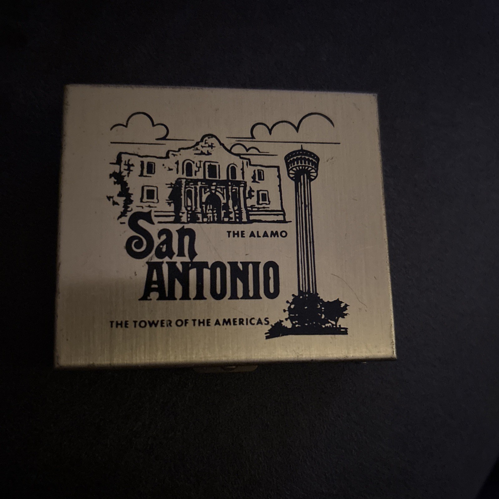 Vintage 1968 San Antonio HemisFair Souvenir Petty Cash Coin Case The Alamo