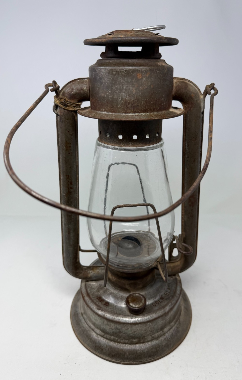 Vintage Defiance No 2 Cold Blast Kerosene Lantern Rochester NY Barn Lamp