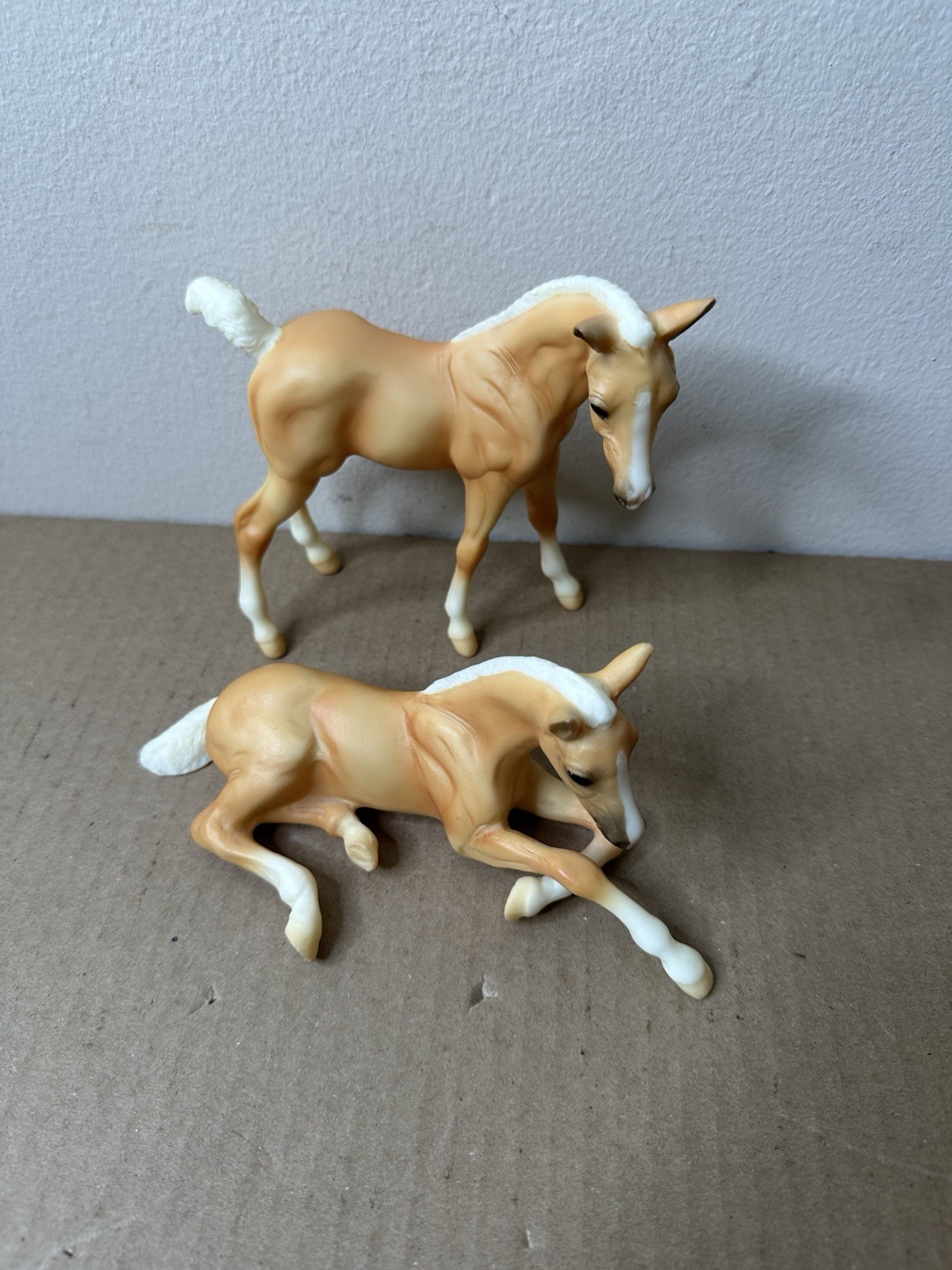 Palomino Twin Foals No.1256 Breyer Traditional Horses 2004-2005 Amber And Ashley