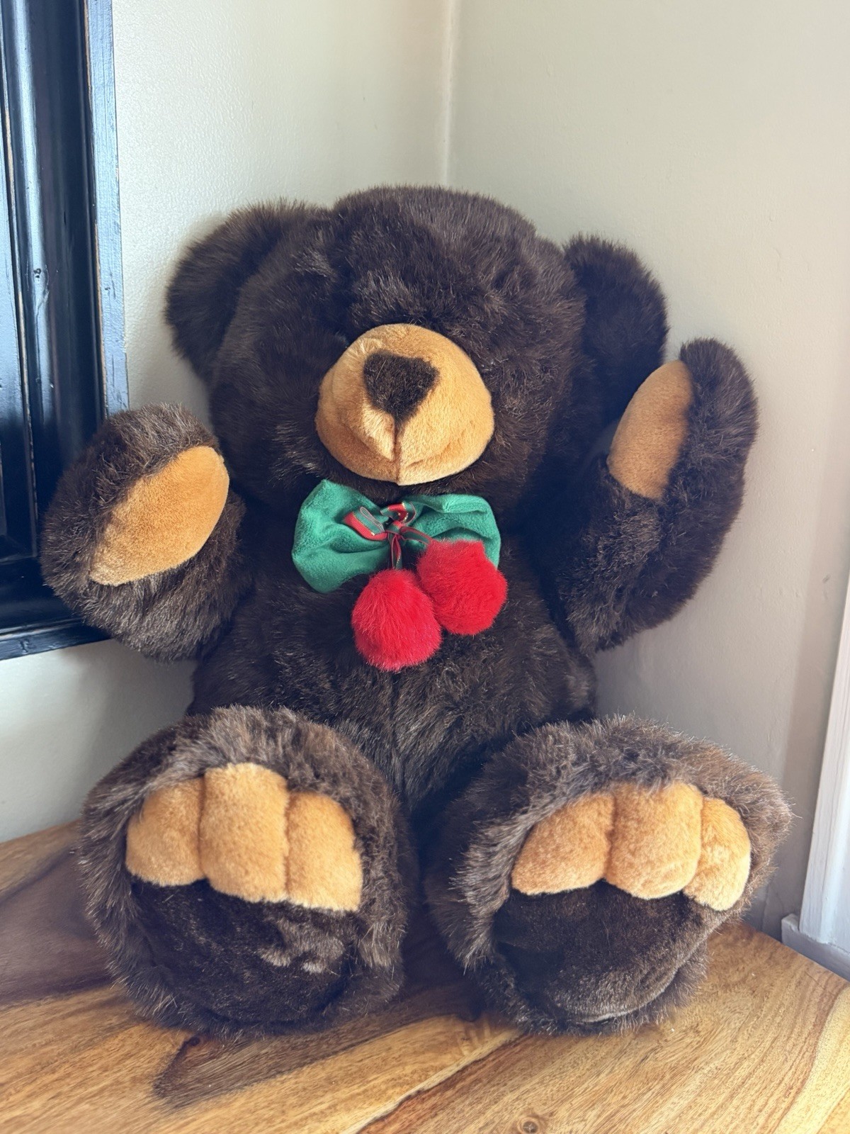 JC Penney Collection Christmas Brown Teddy Bear 24\