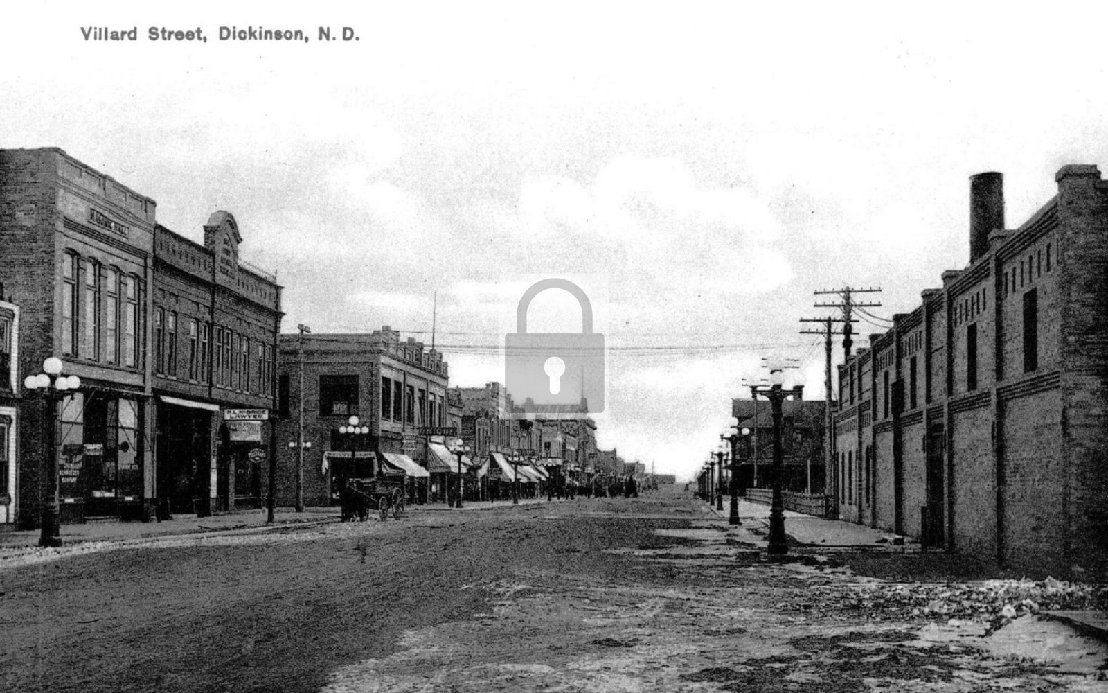 Villard Street View Dickinson North Dakota ND - Reprint