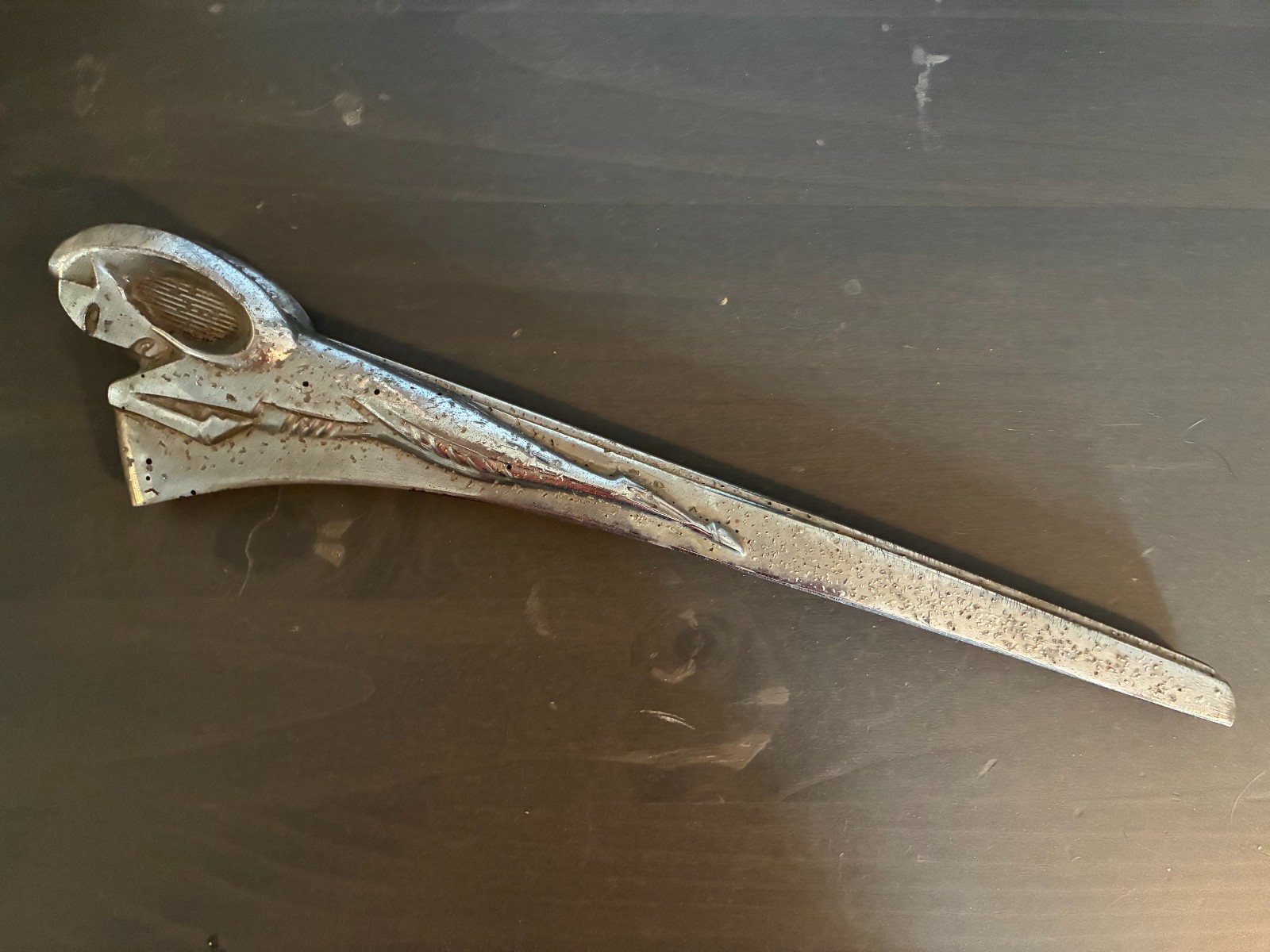 Dodge Ram hood ornament 1948 1949 1950 1951 Dodge B-Series Pilot-House Chrome