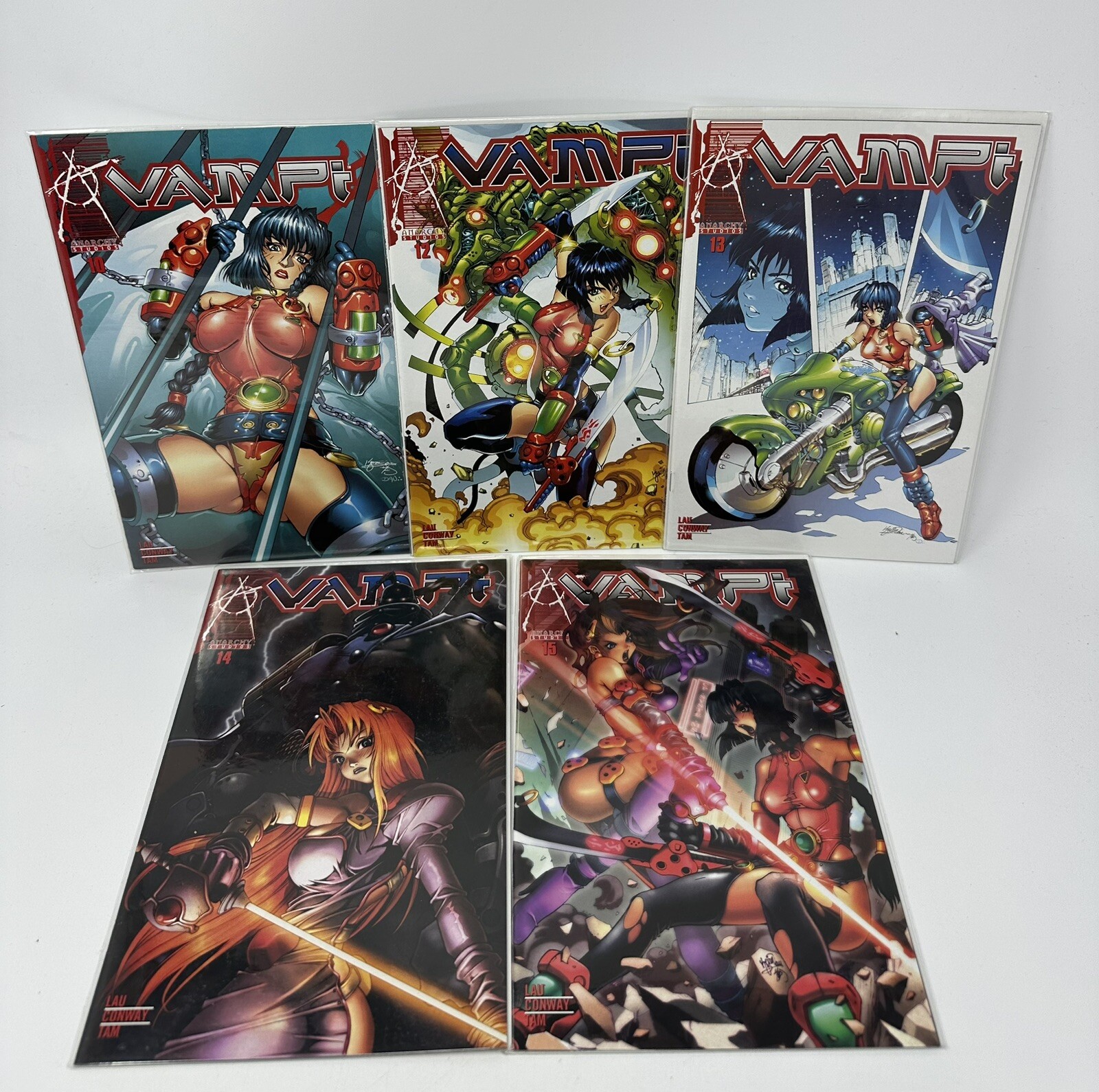 Vampi Comics Set of 5 No. 10, 12, 13, 14, 15