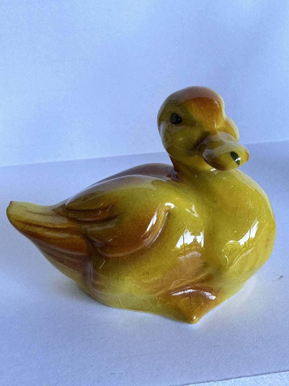 Vintage Goebel W Germany Yellow Baby Duck Duckling Figurine