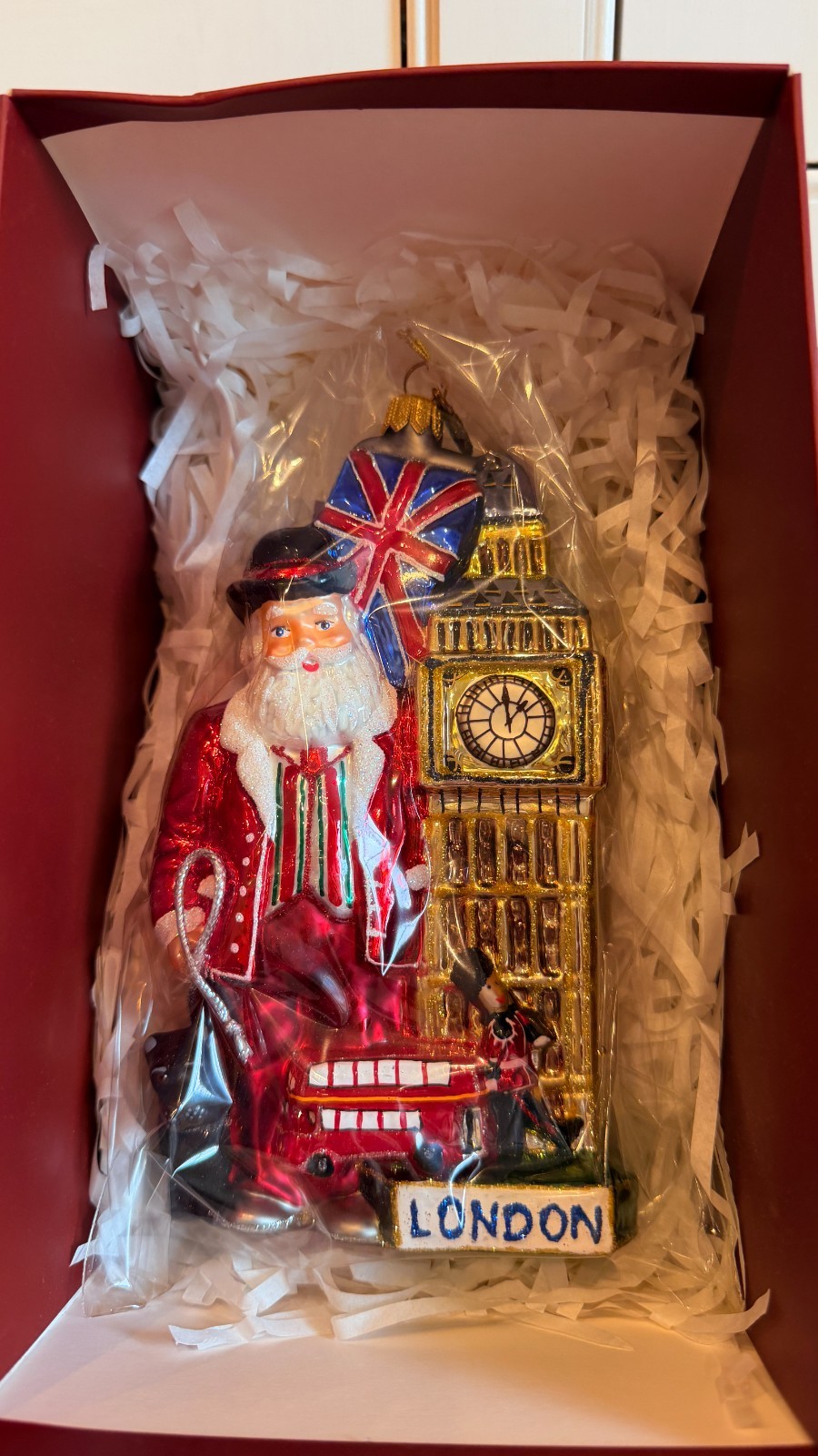Neiman Marcus John Huras Christmas Celebration #00098 London Big Ben Santa NWT