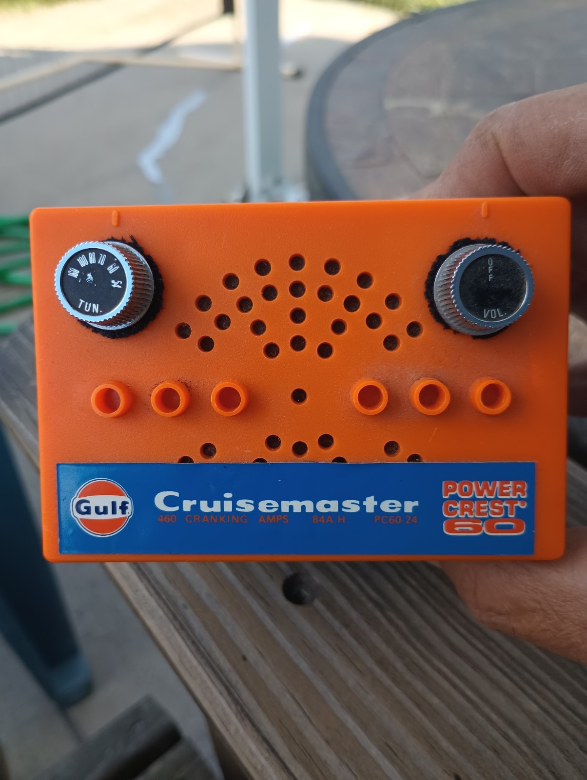 Vintage 1960's Gulf Cruisemaster Radio * Not Working*