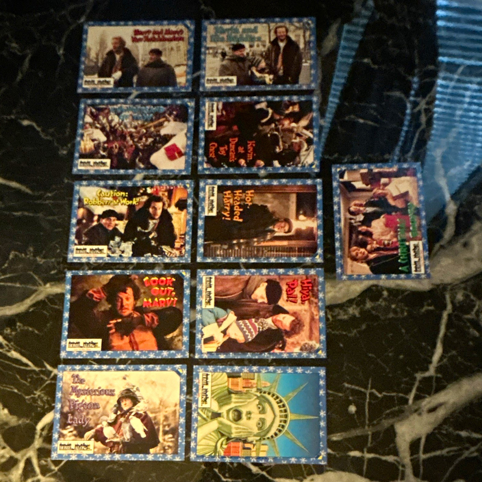 1992 Topps Home Alone 2 Lost in New York Puzzle Cards Lot of 10 Kevin’s Vacation