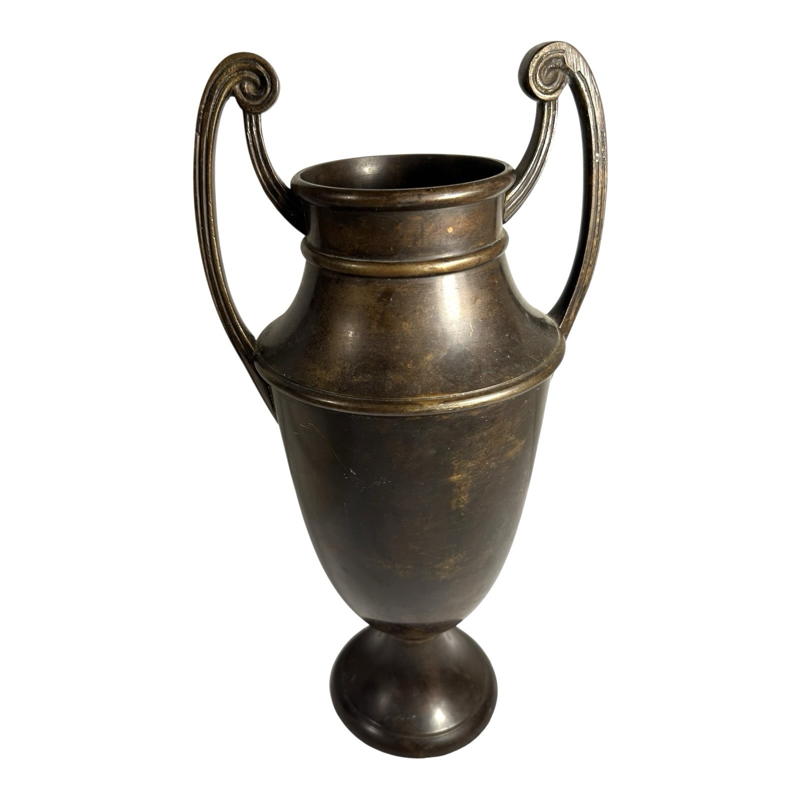 Antique 19th Century Neo Classical Bronze Urn Vase (Heavy)